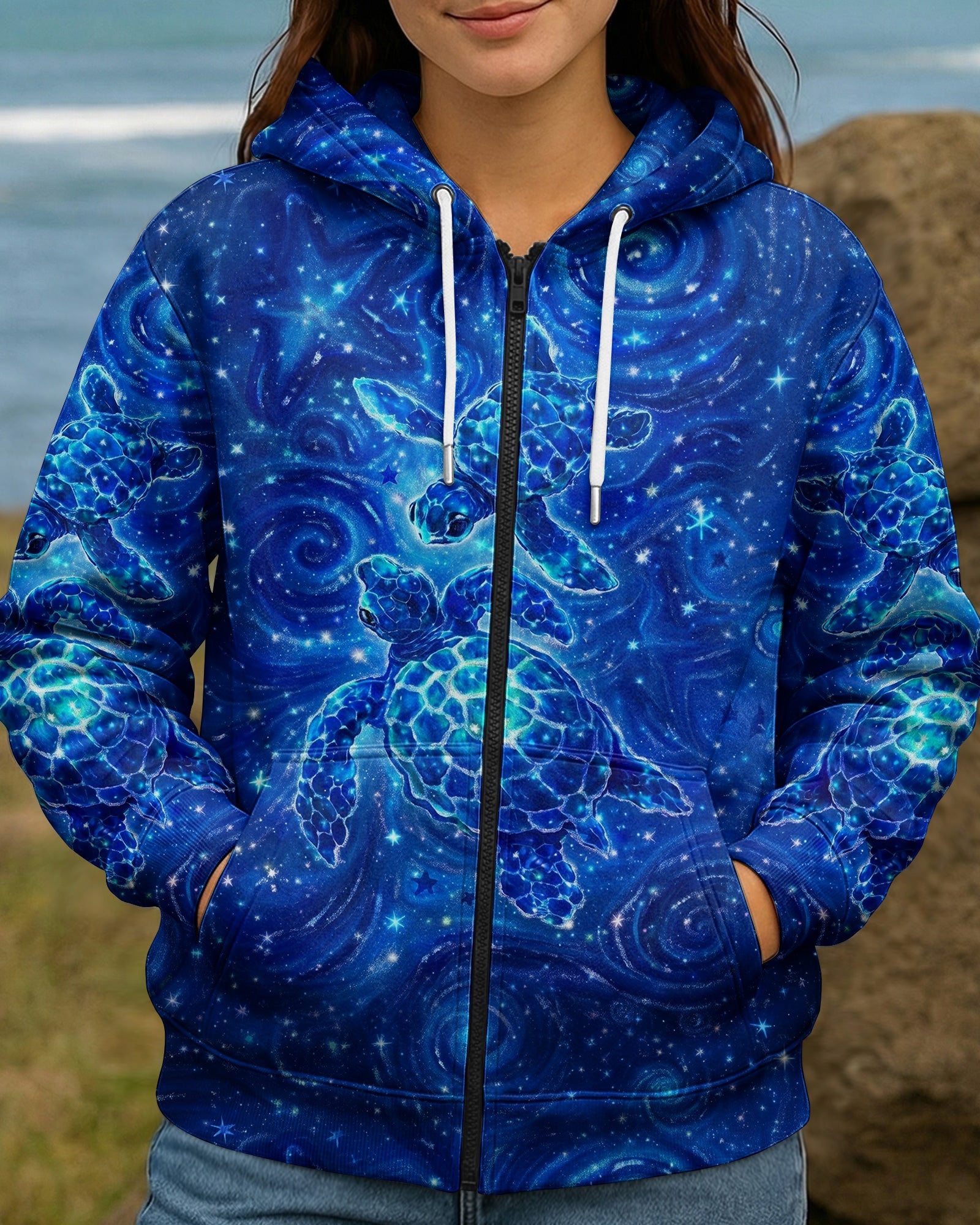 SALTWATER HEALS EVERYTHING TURTLE ALL OVER PRINT  - TLNO1504261