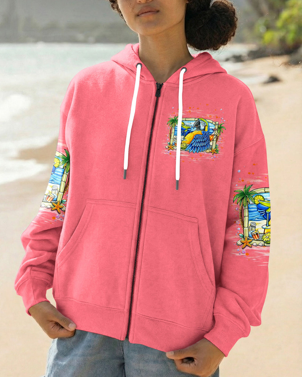 POLLY WANTS A COCKTAIL PARROT ALL OVER PRINT  - TLNT1404262