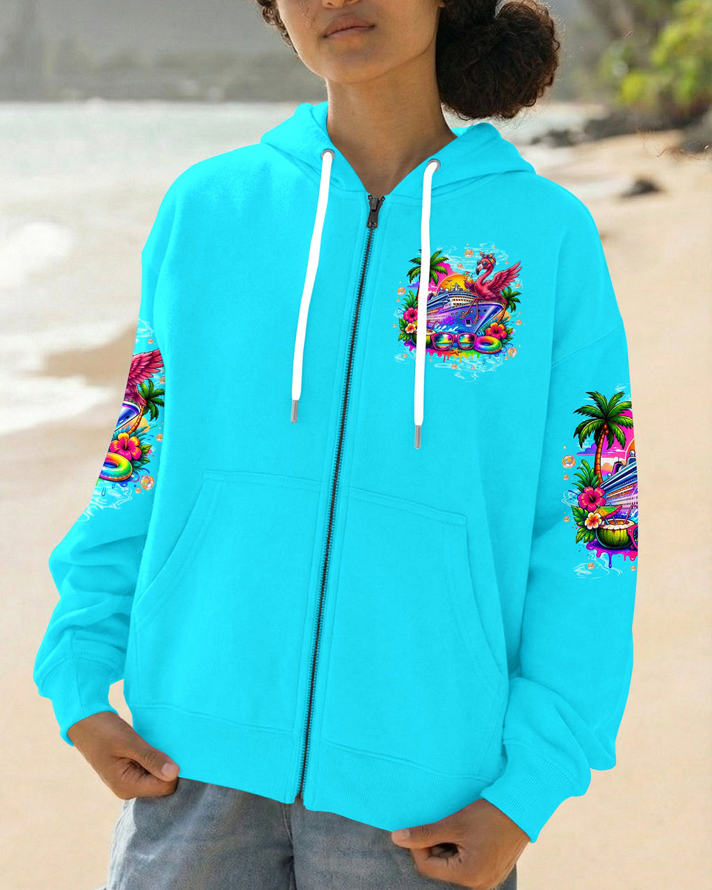ON CRUISE MODE FLAMINGO ALL OVER PRINT - TLTW1607262
