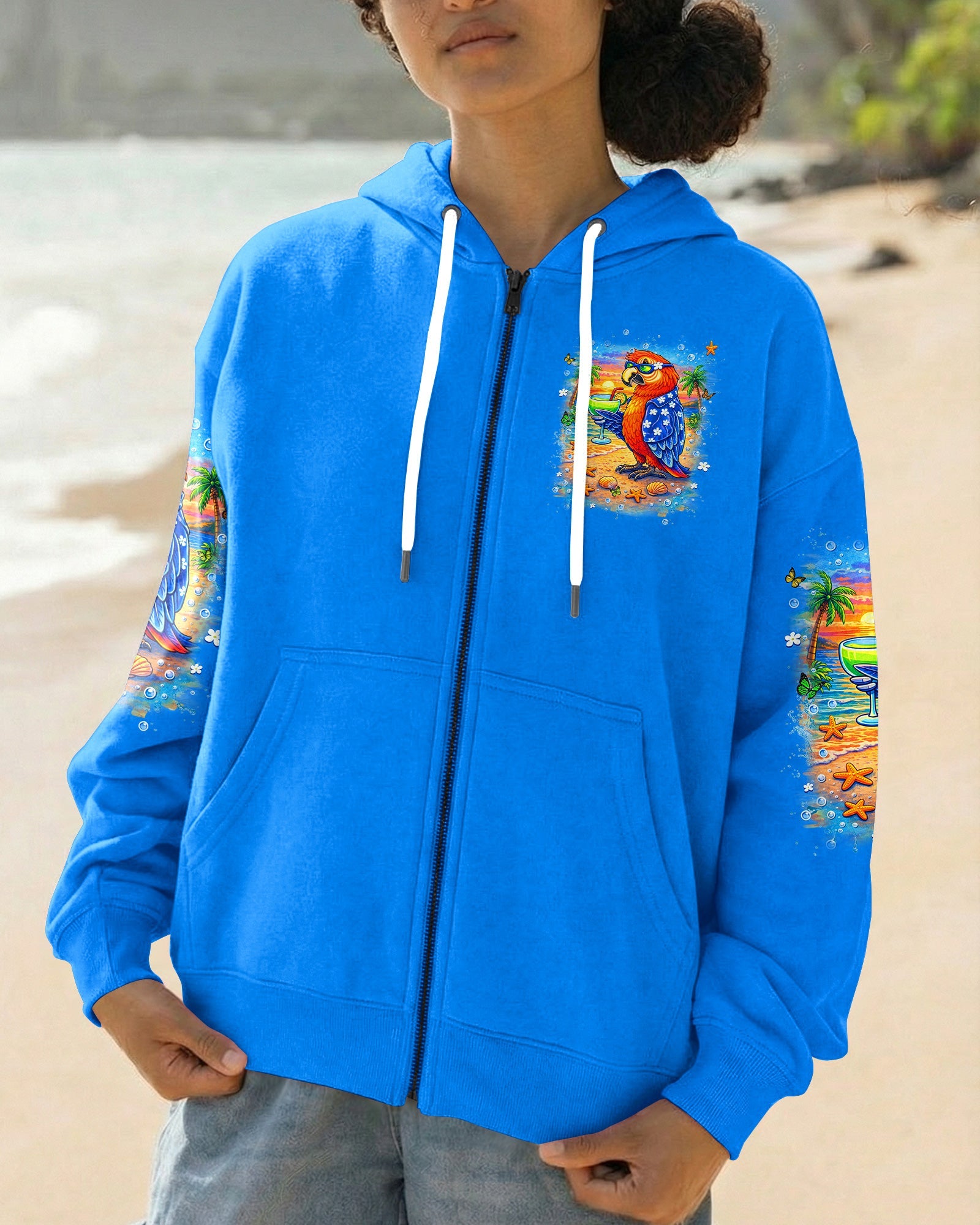 POLLY WANTS A COCKTAIL PARROT ALL OVER PRINT  - TLHN1504261