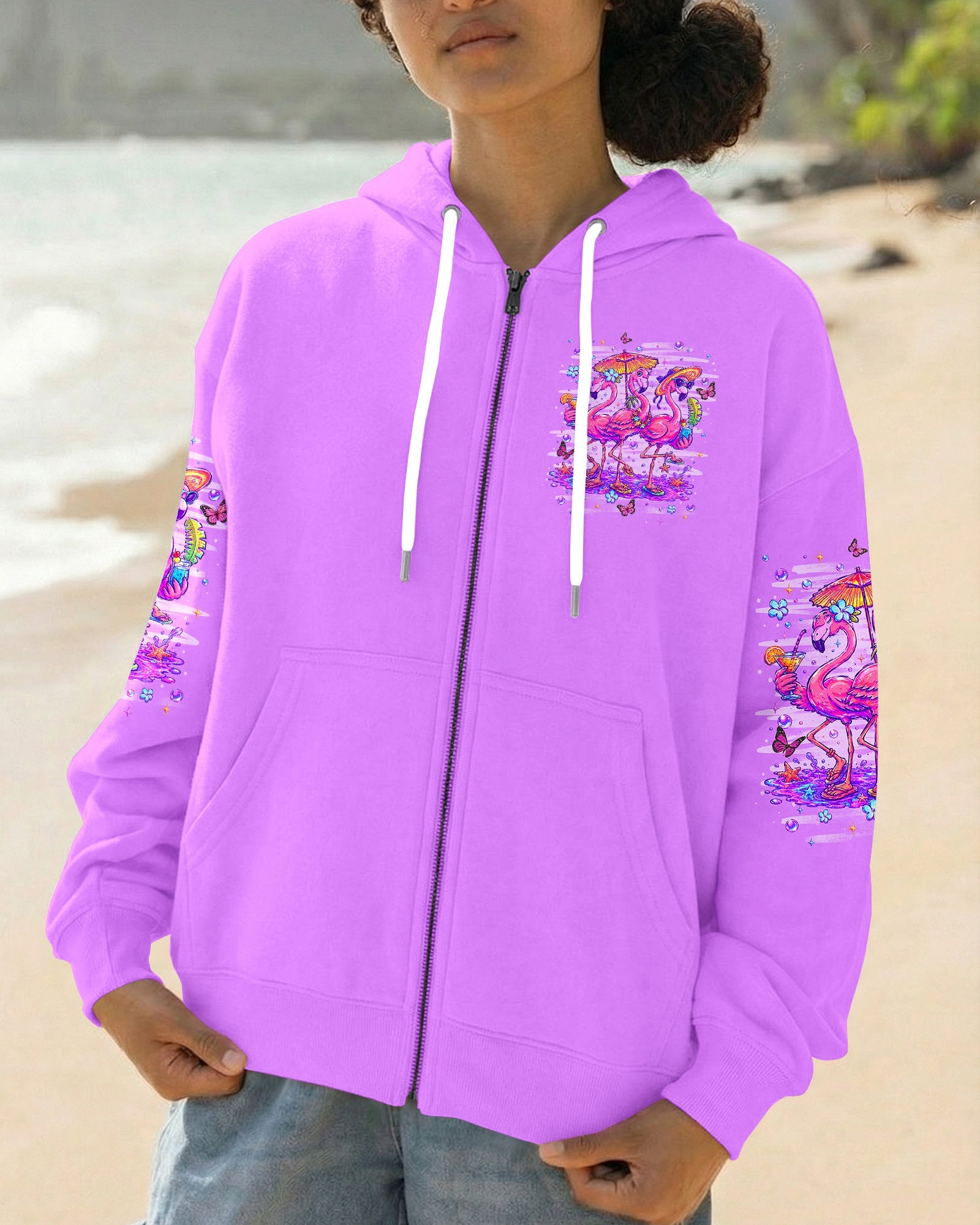 SANDY TOES SUNKISSED NOSE FLAMINGO ALL OVER PRINT -  TLHN2206265