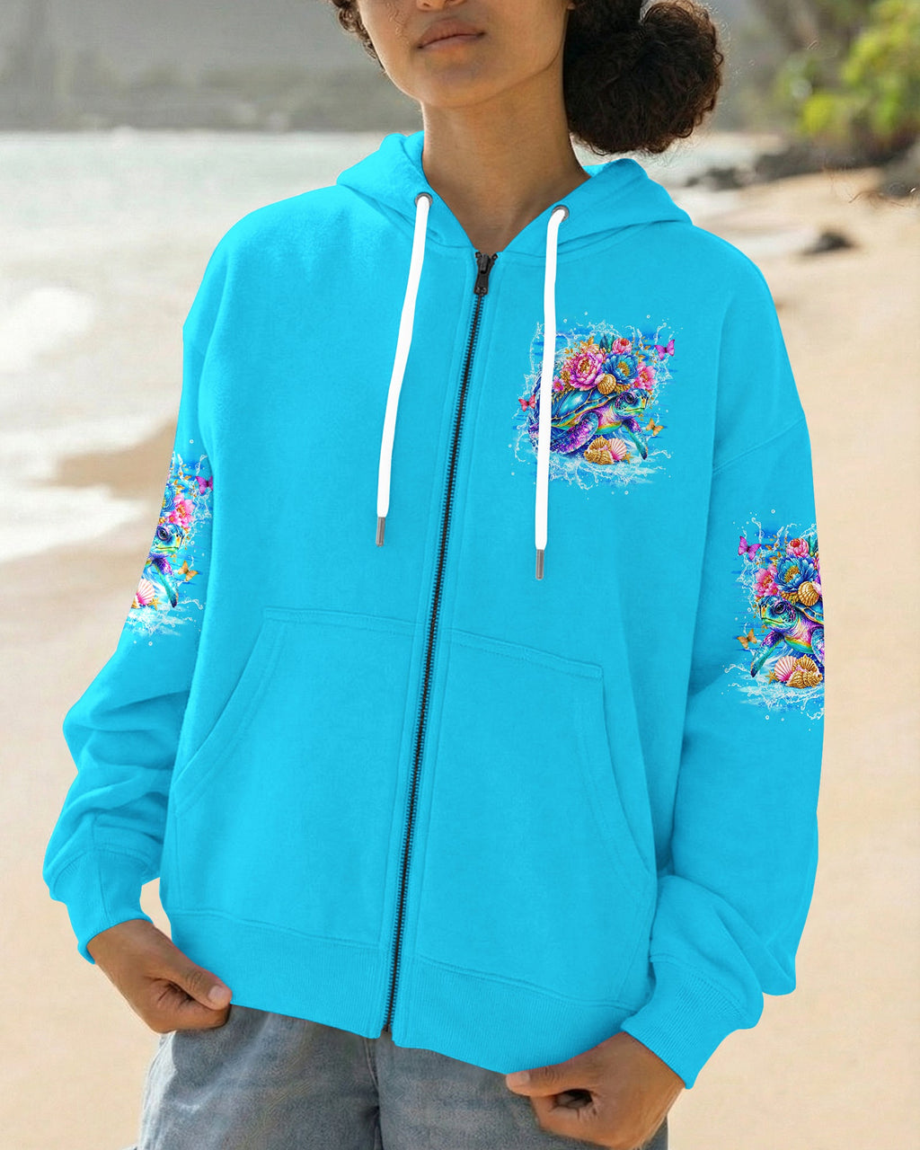 SALTWATER HEALS EVERYTHING TURTLE ALL OVER PRINT - TYLN0506263