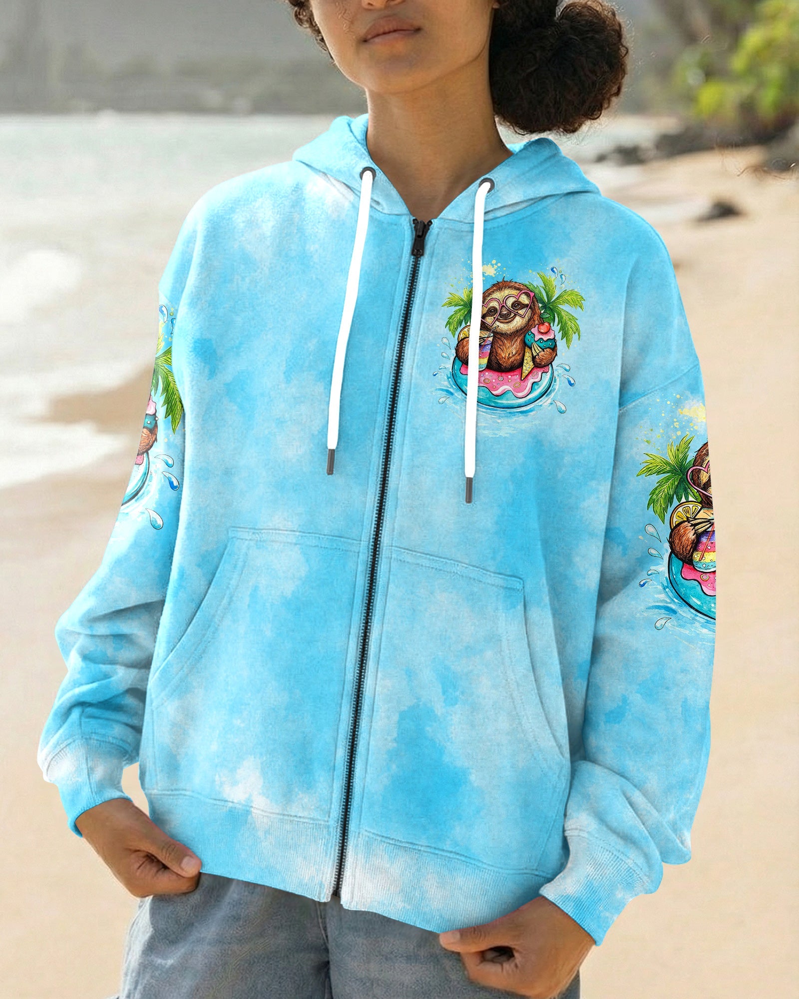 I'M ON ISLAND TIME  SLOTH ALL OVER PRINT - TLTW0804263
