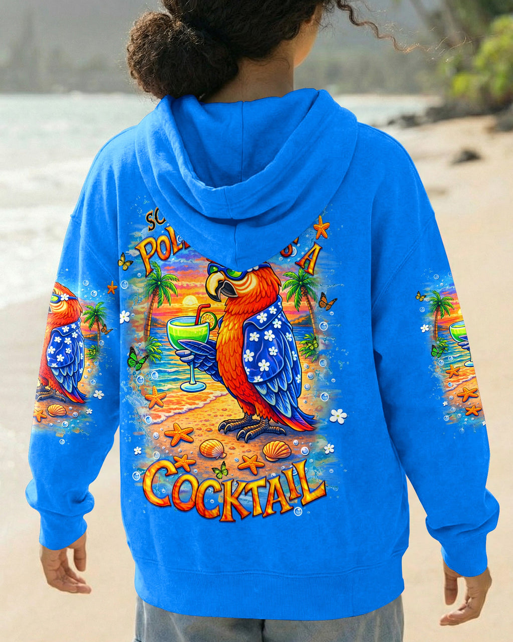 POLLY WANTS A COCKTAIL PARROT ALL OVER PRINT  - TLHN1504261