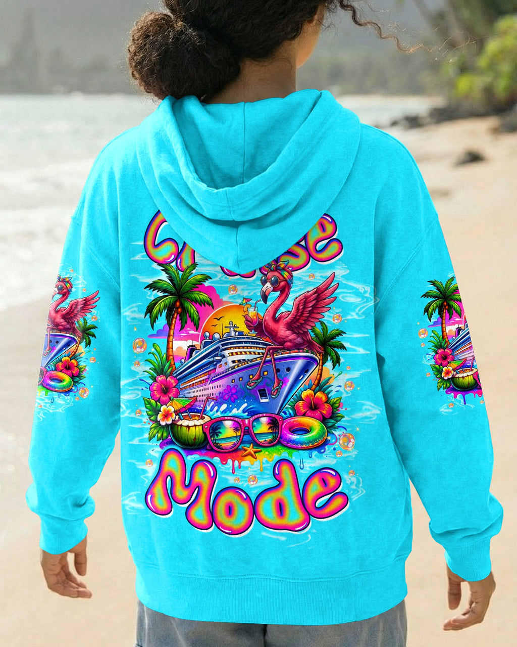 ON CRUISE MODE FLAMINGO ALL OVER PRINT - TLTW1607262
