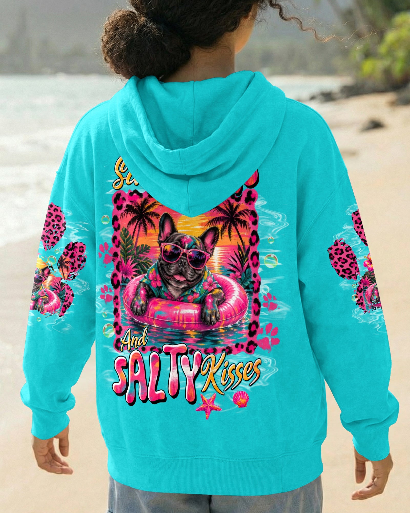 SANDY PAWS & SALTY KISES FRENCH BULLDOG ALL OVER PRINT - TLTW0605263