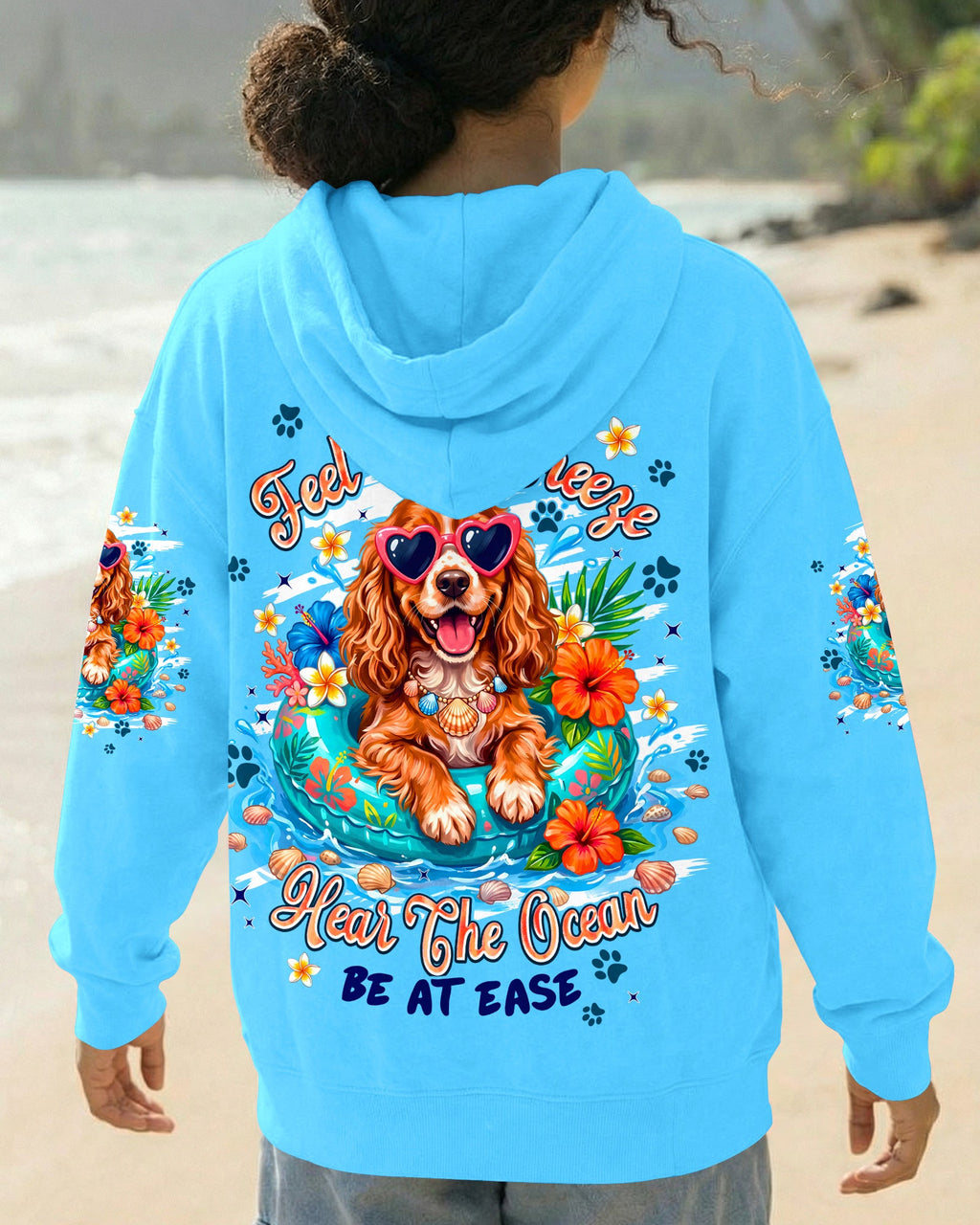 SMELL THE SEA COCKER SPANIEL DOG ALL OVER PRINT - TYPQ0607263