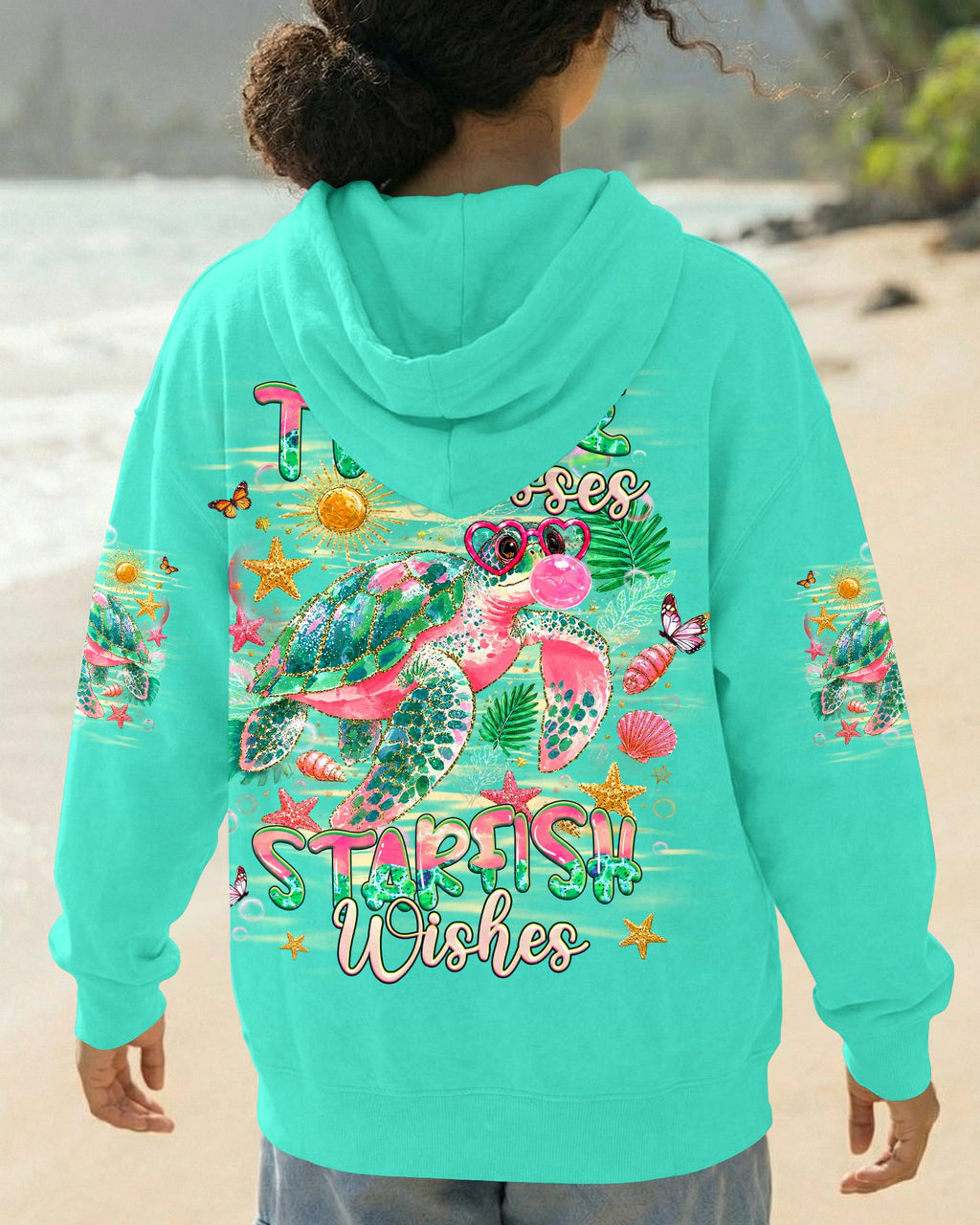 TURTLE KISSES STARFISH WISHES  ALL OVER PRINT - TLHG1007262