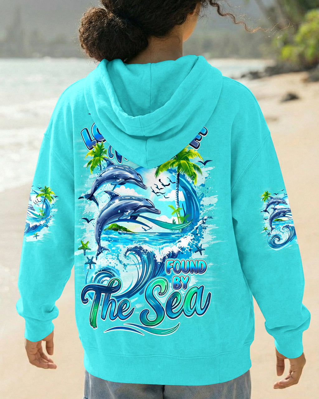 LOST IN THE WAVES FOUND BY THE SEA ALL OVER PRINT - TYQY2705262