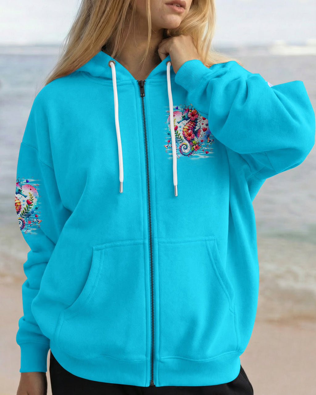 SALTWATER HEALS EVERYTHING SEAHORSE ALL OVER PRINT - TYLN1505262