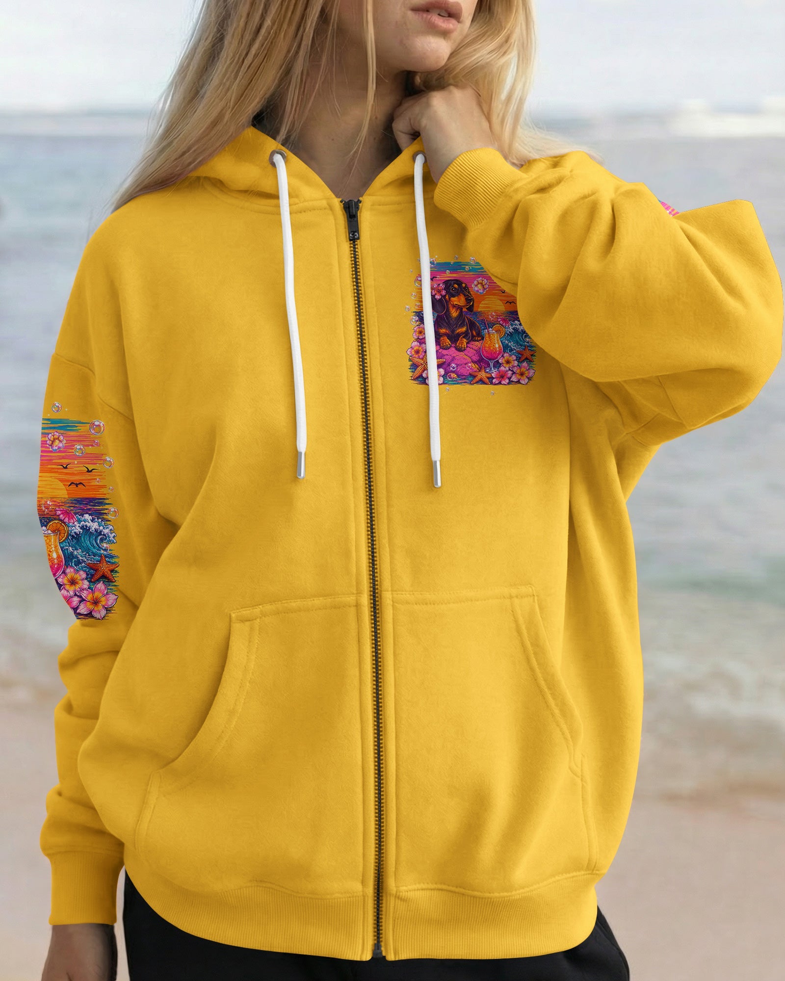 LOST IN THE WAVES DACHSHUND DOG ALL OVER PRINT - TLTW22805264