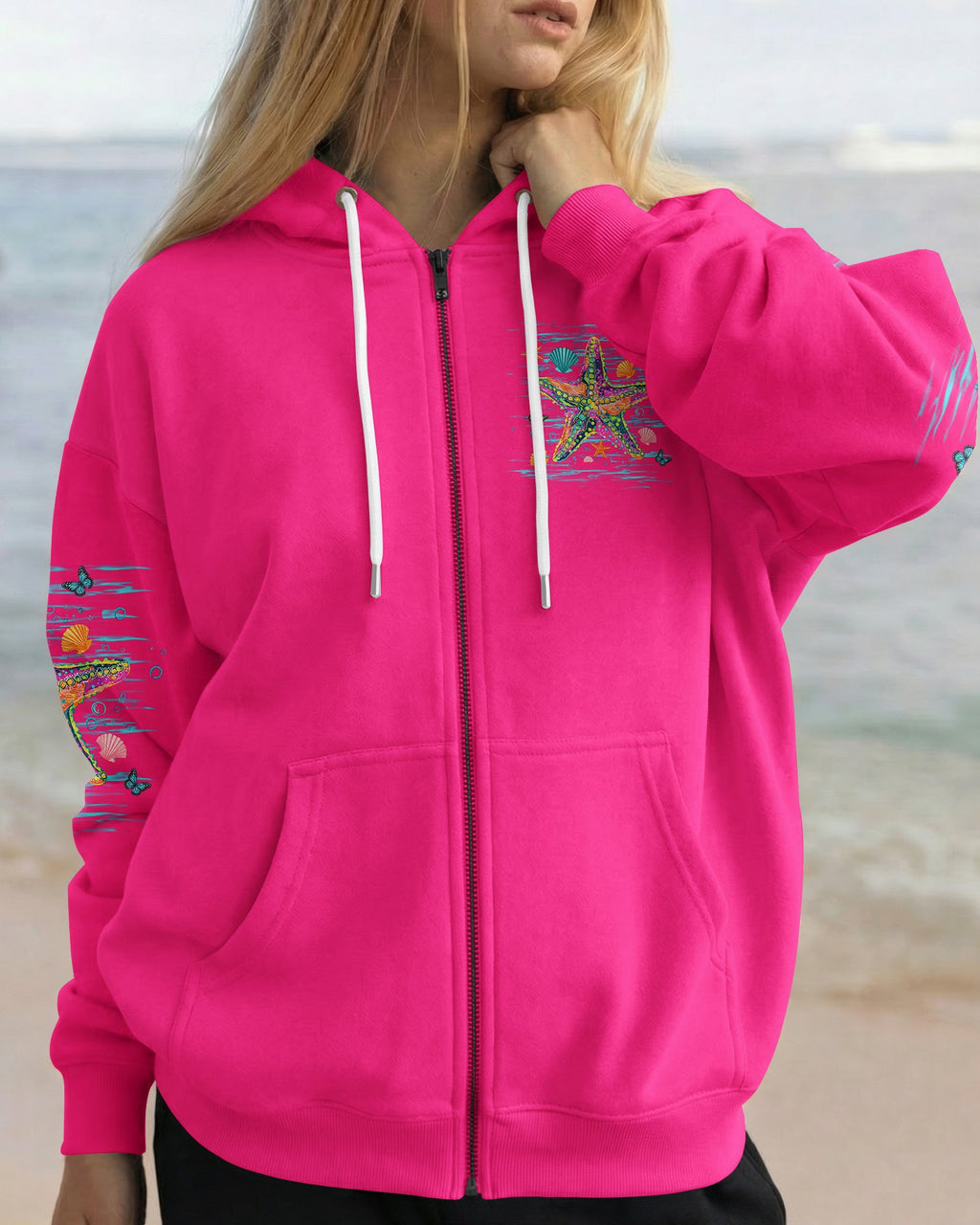 SALTY KISSES AND STARFISH WISHES ALL OVER PRINT - TLHN1307261