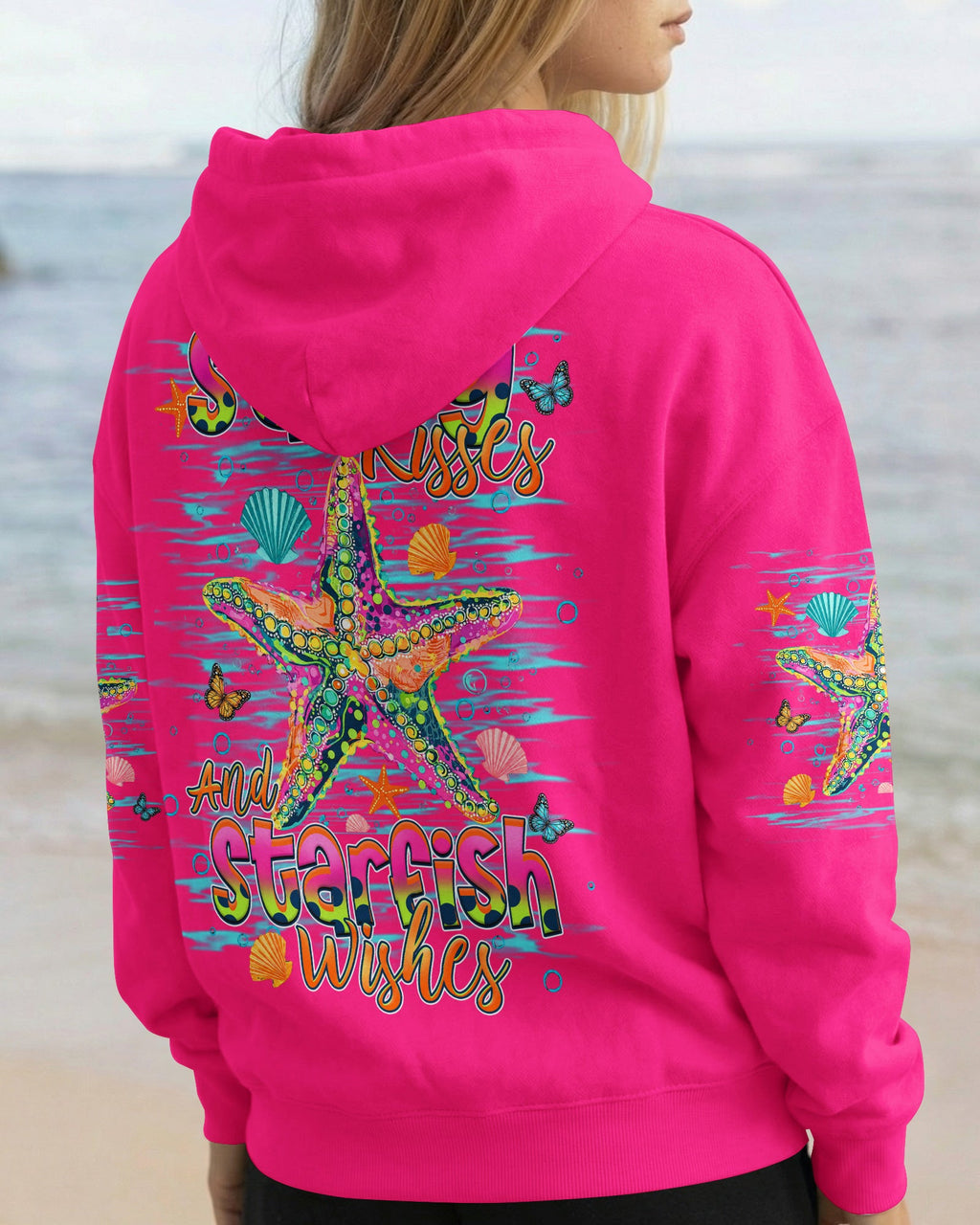 SALTY KISSES AND STARFISH WISHES ALL OVER PRINT - TLHN1307261