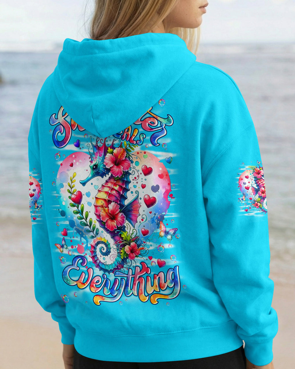 SALTWATER HEALS EVERYTHING SEAHORSE ALL OVER PRINT - TYLN1505262