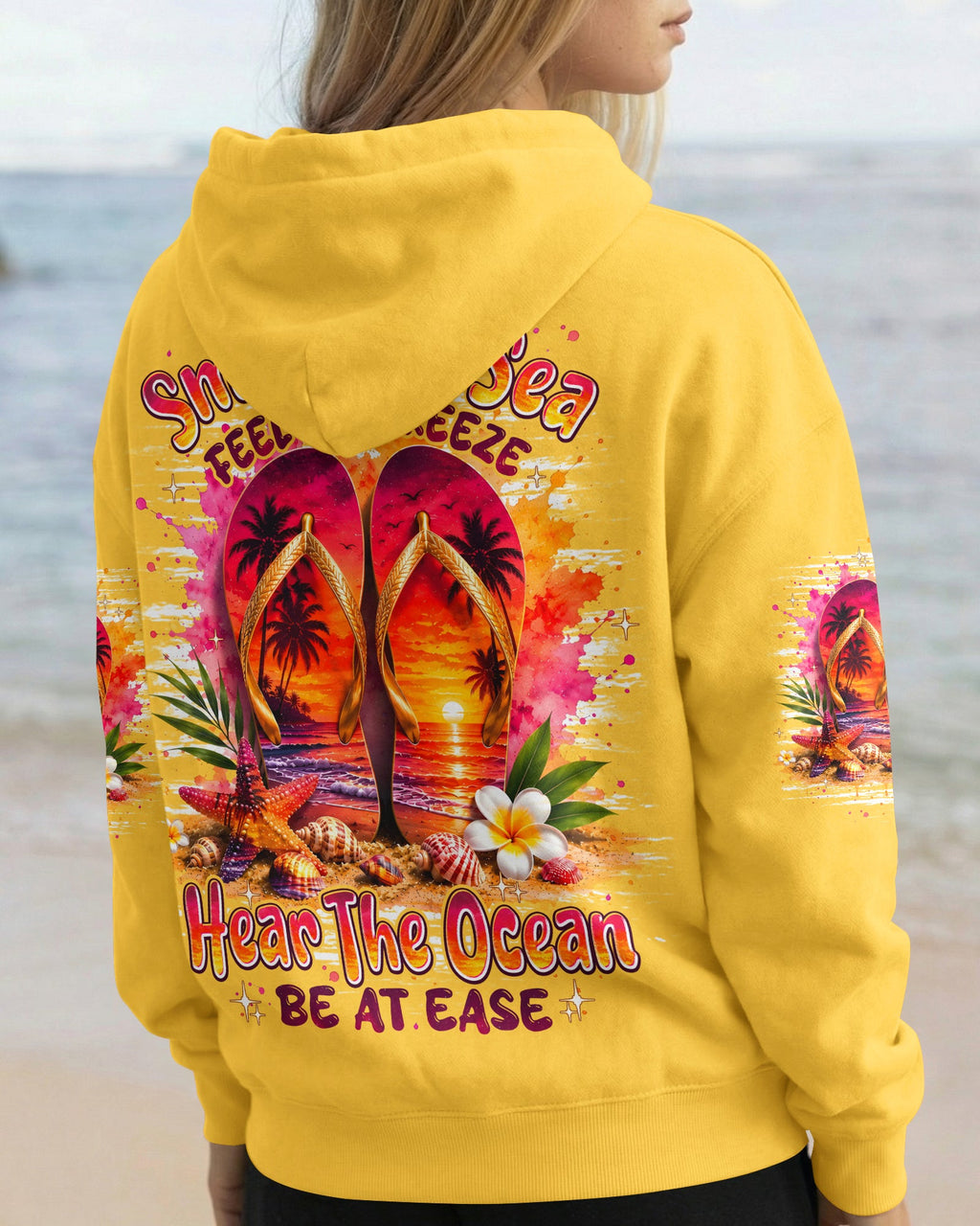 SMELL THE SEA FEEL THE BREEZE FLIP FLOPS ALL OVER PRINT - TYPQ0207262