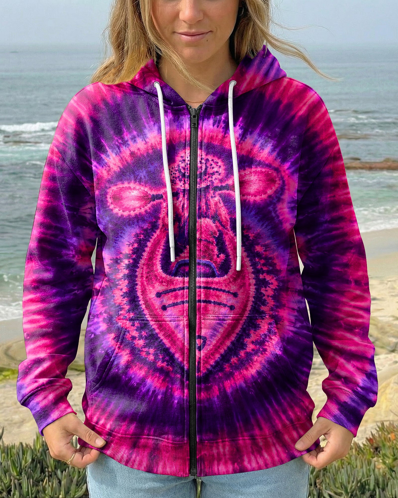 KAYAK GIRL WITH DOG BURST ALL OVER PRINT - TLNO0207265