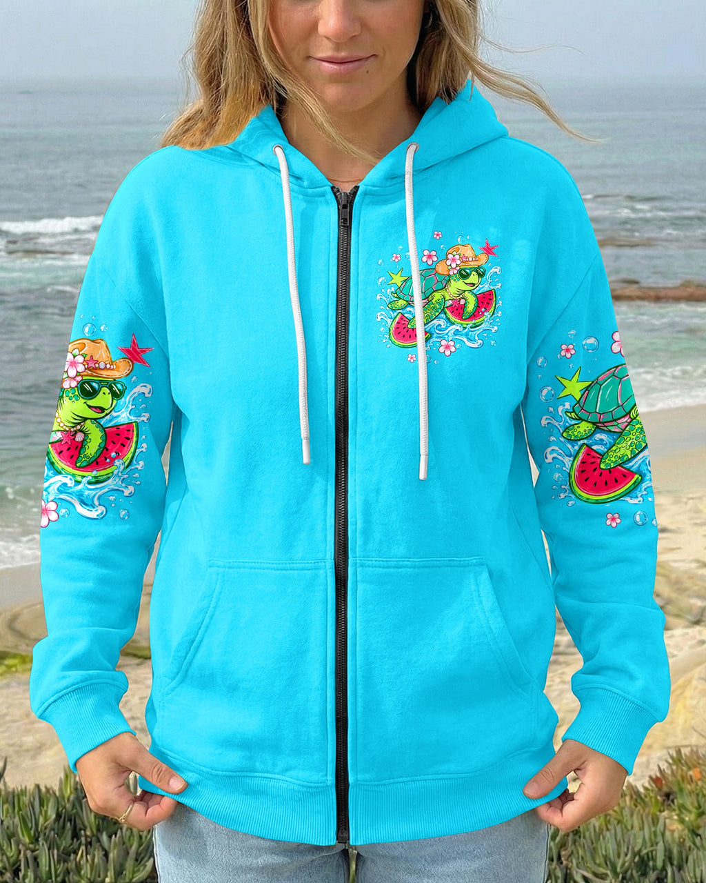 DO THE WATERMELON CRAWL TURTLE ALL OVER PRINT - TLTW1306261