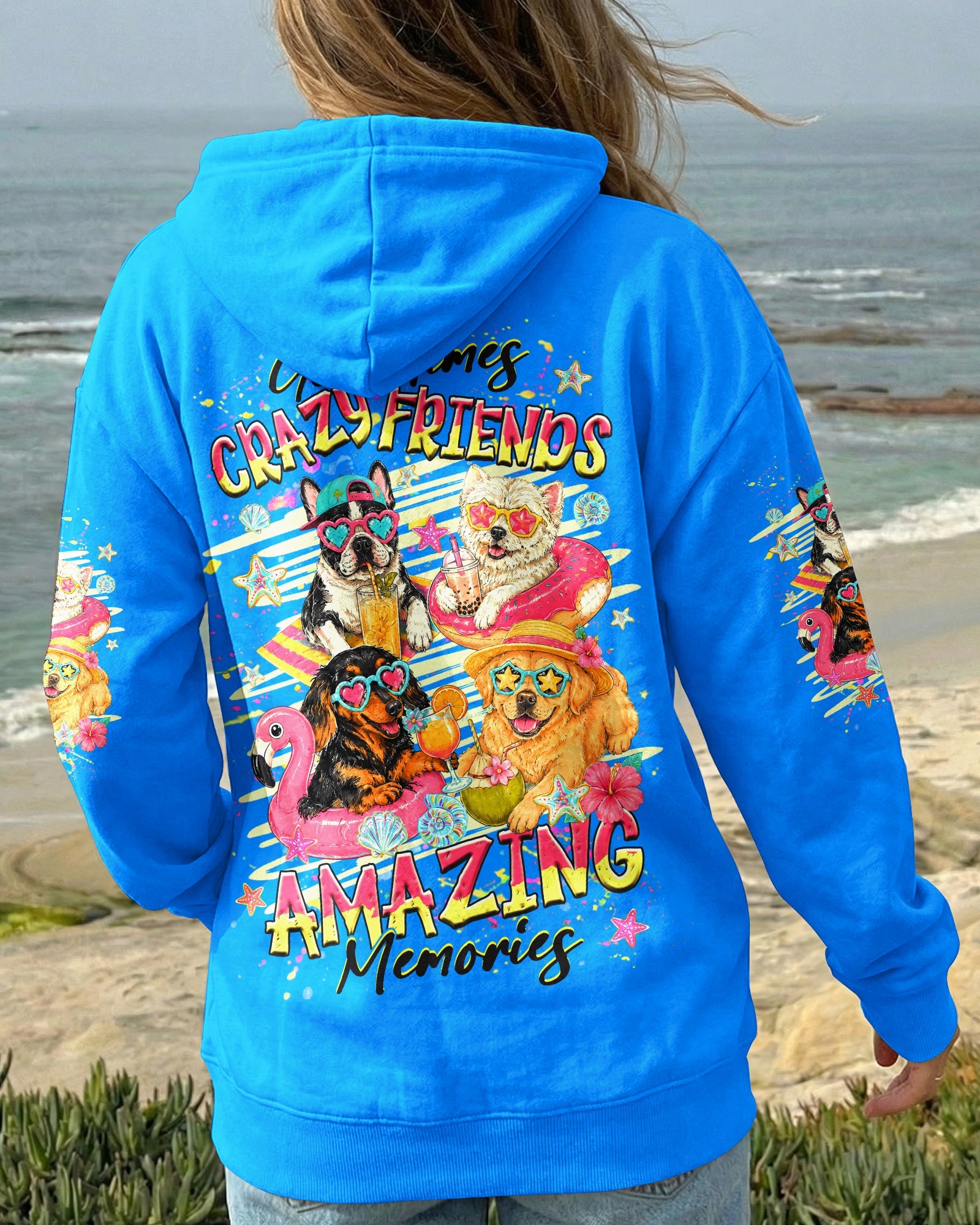 GOOD TIMES CRAZY FRIEND DOG  ALL OVER PRINT - TLHG2505263