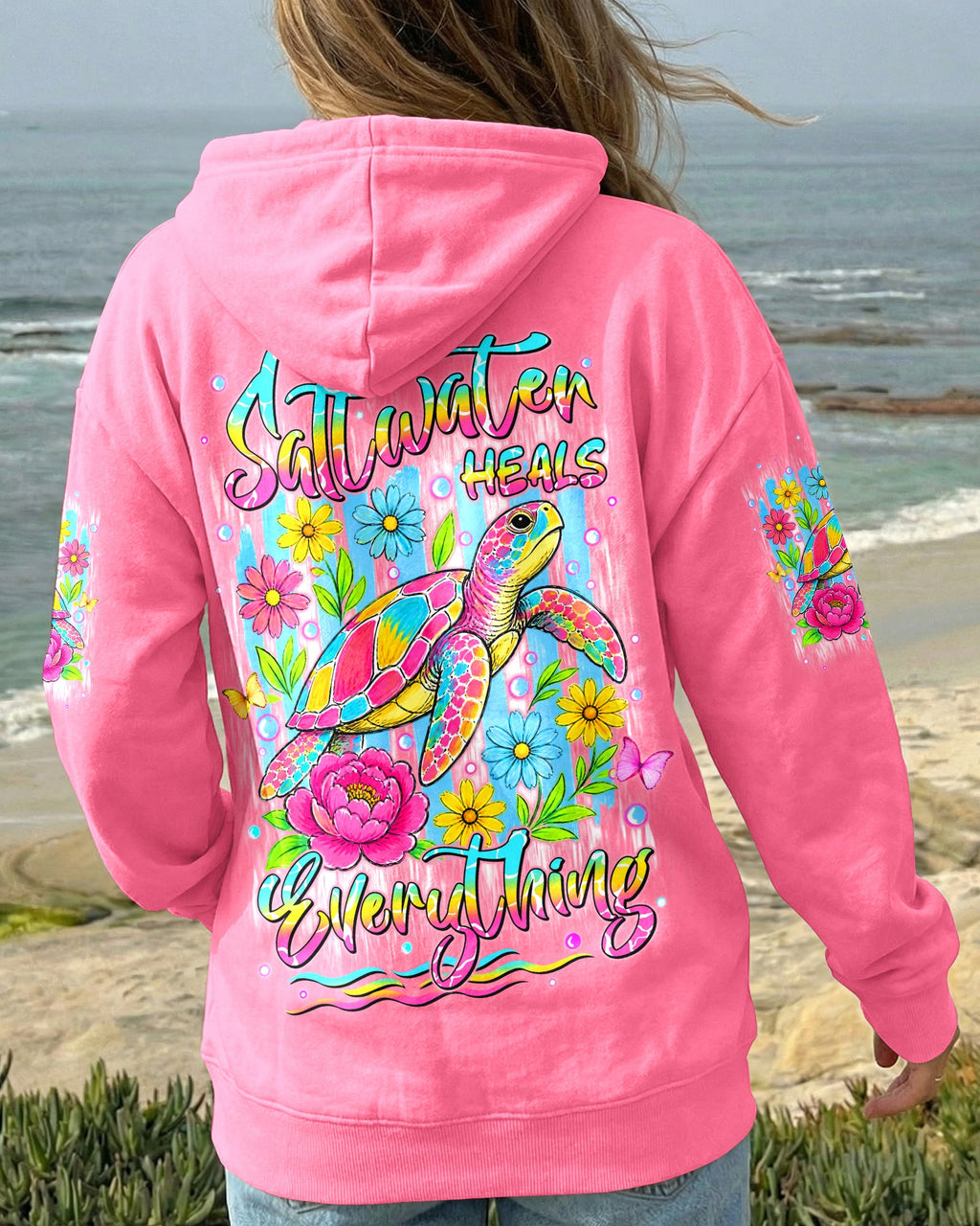 SALTWATER HEALS EVERYTHING TURTLE ALL OVER PRINT - TYLN2505262