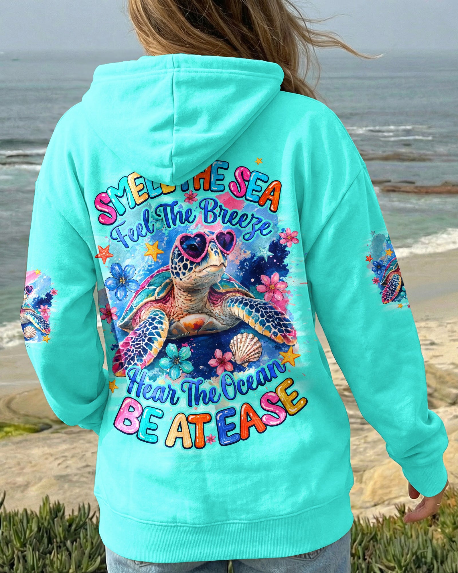 SMELL THE SEA TURTLE ALL OVER PRINT - TYQY1806262