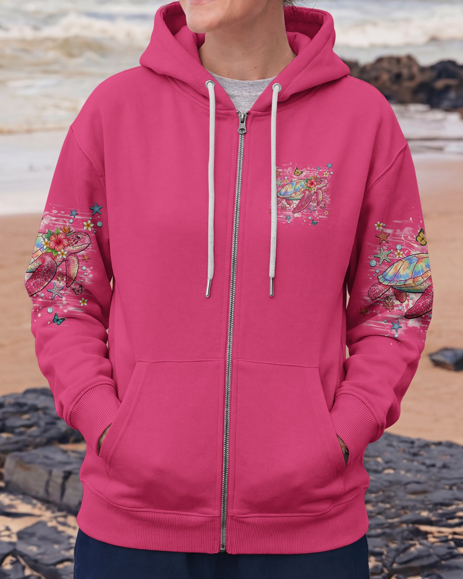 TURTLE KISSES STARFISH WISHES ALL OVER PRINT -  TLHN1606264