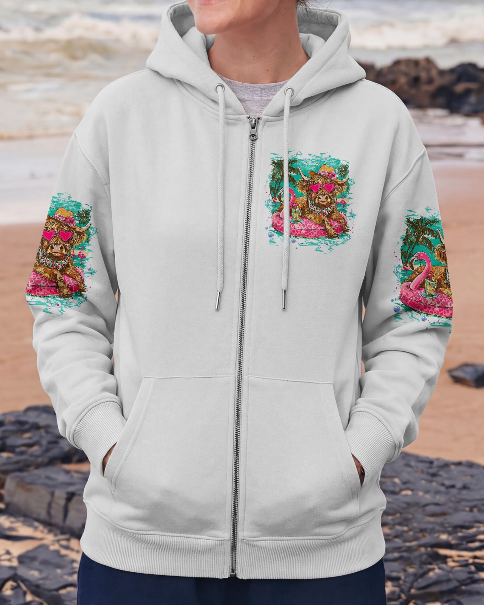 STAY SALTY HEIFERS COW BEACH ALL OVER PRINT  - TLTW1905261