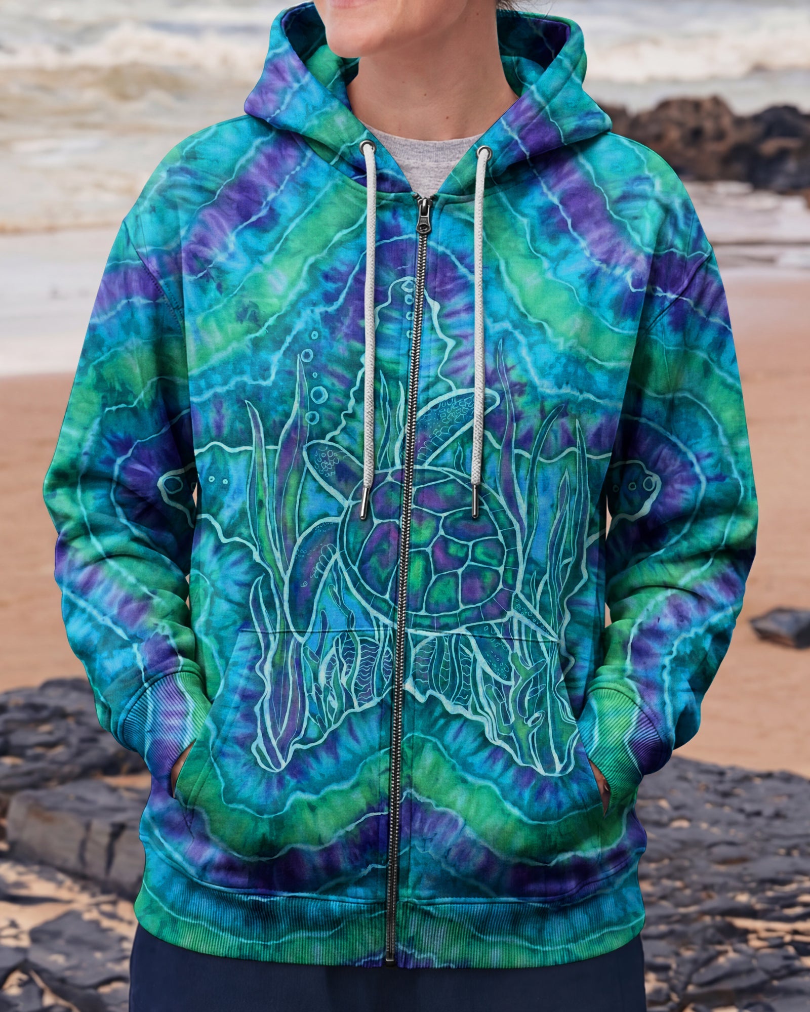STARFISH TURTLE SWIRL ALL OVER PRINT - TLHN0307261