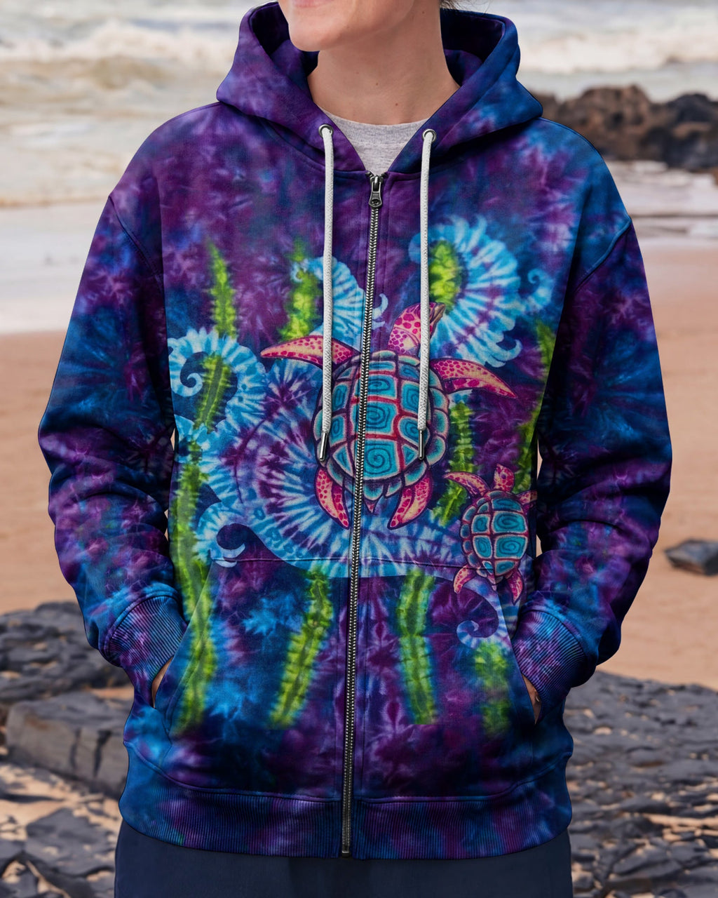 SEA TURTLE ALL OVER PRINT  - TLHN1504262