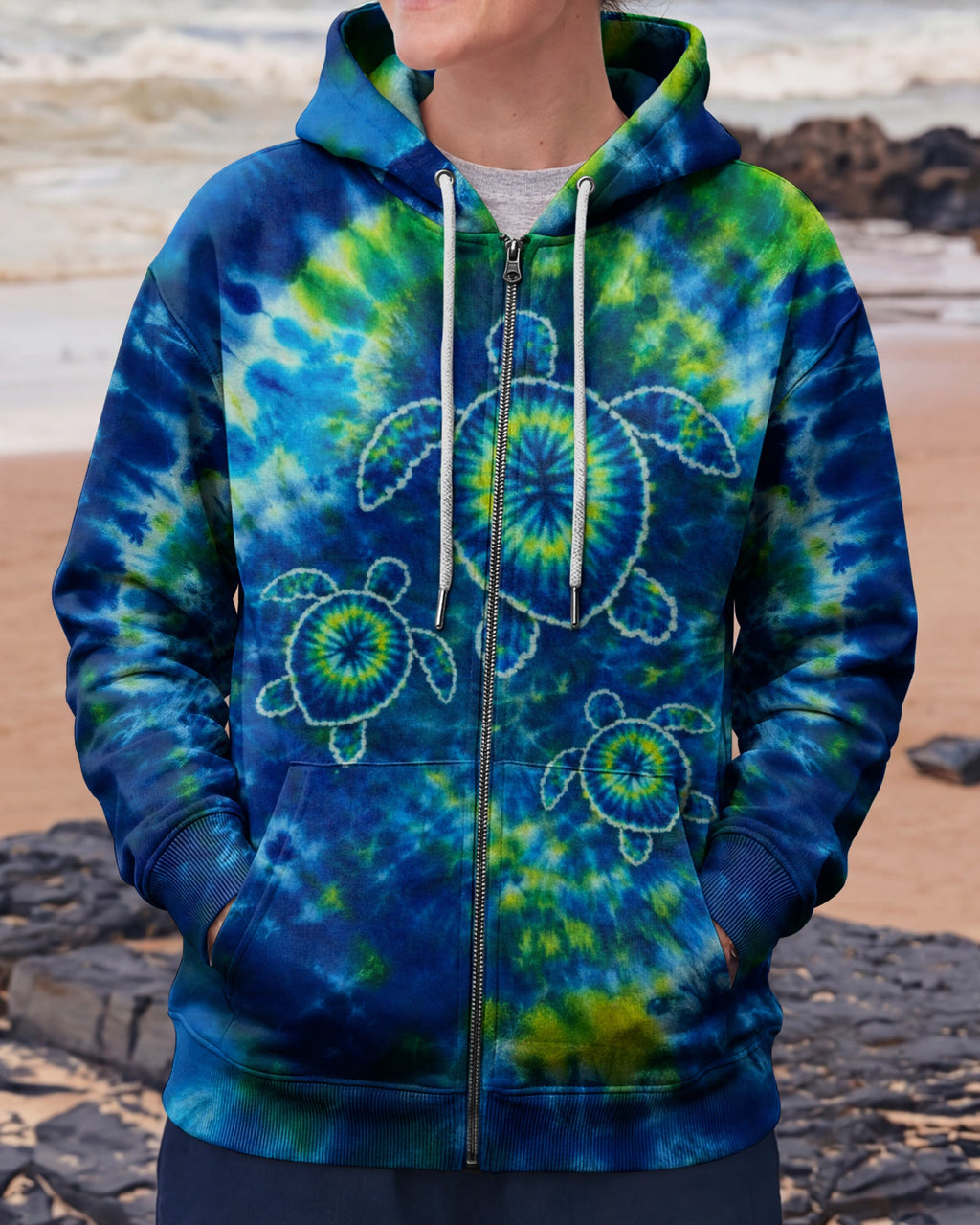 SEA TURTLE WATERCOLOR PATTERN ALL OVER PRINT  - TLTW1404262