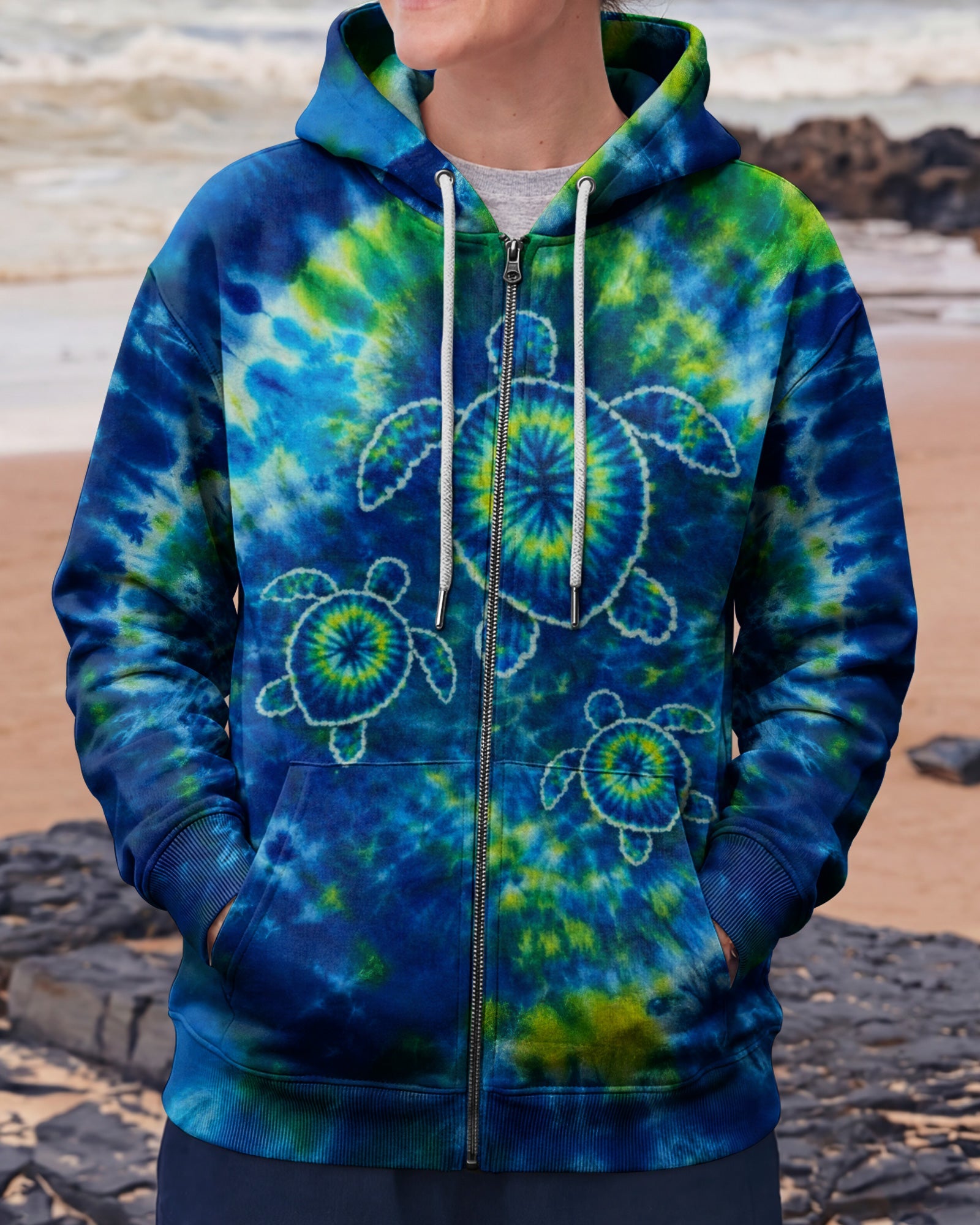 SEA TURTLE WATERCOLOR PATTERN ALL OVER PRINT  - TLTW1404262