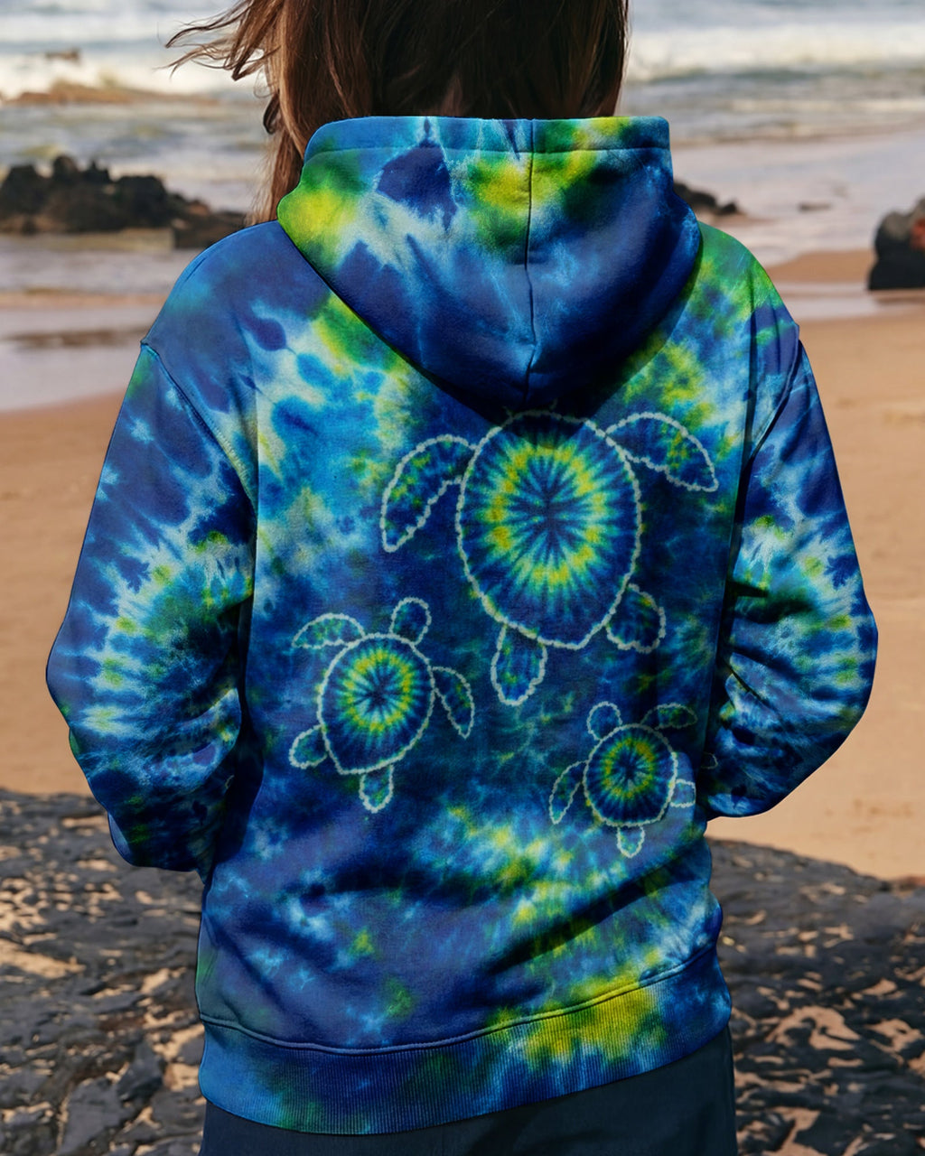 SEA TURTLE WATERCOLOR PATTERN ALL OVER PRINT  - TLTW1404262