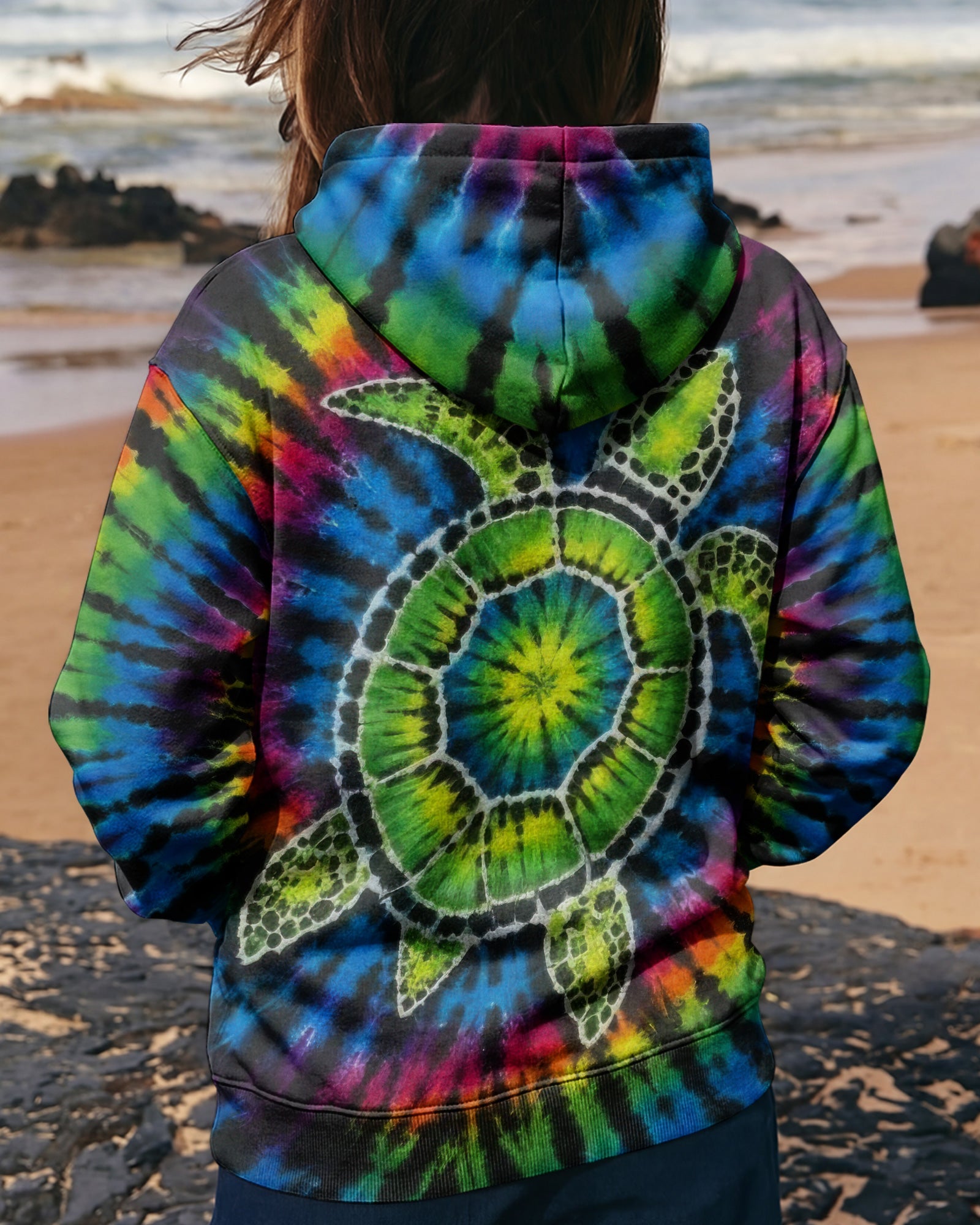 COLORFUL SEA TURTLE  ALL OVER PRINT - TLTW1205261