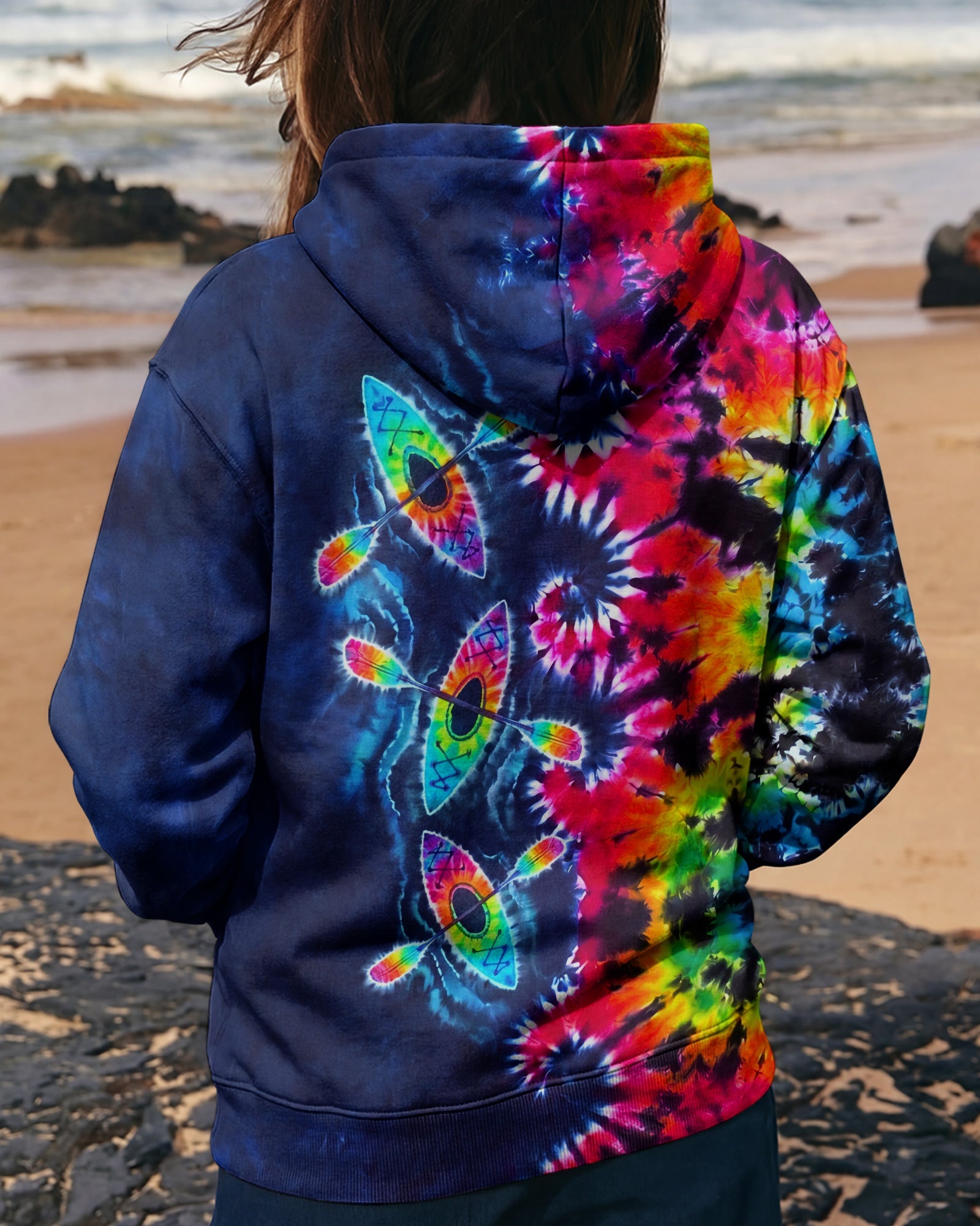 KAYAK WAVES COLORFUL BURST ALL OVER PRINT  - TLNO0607262