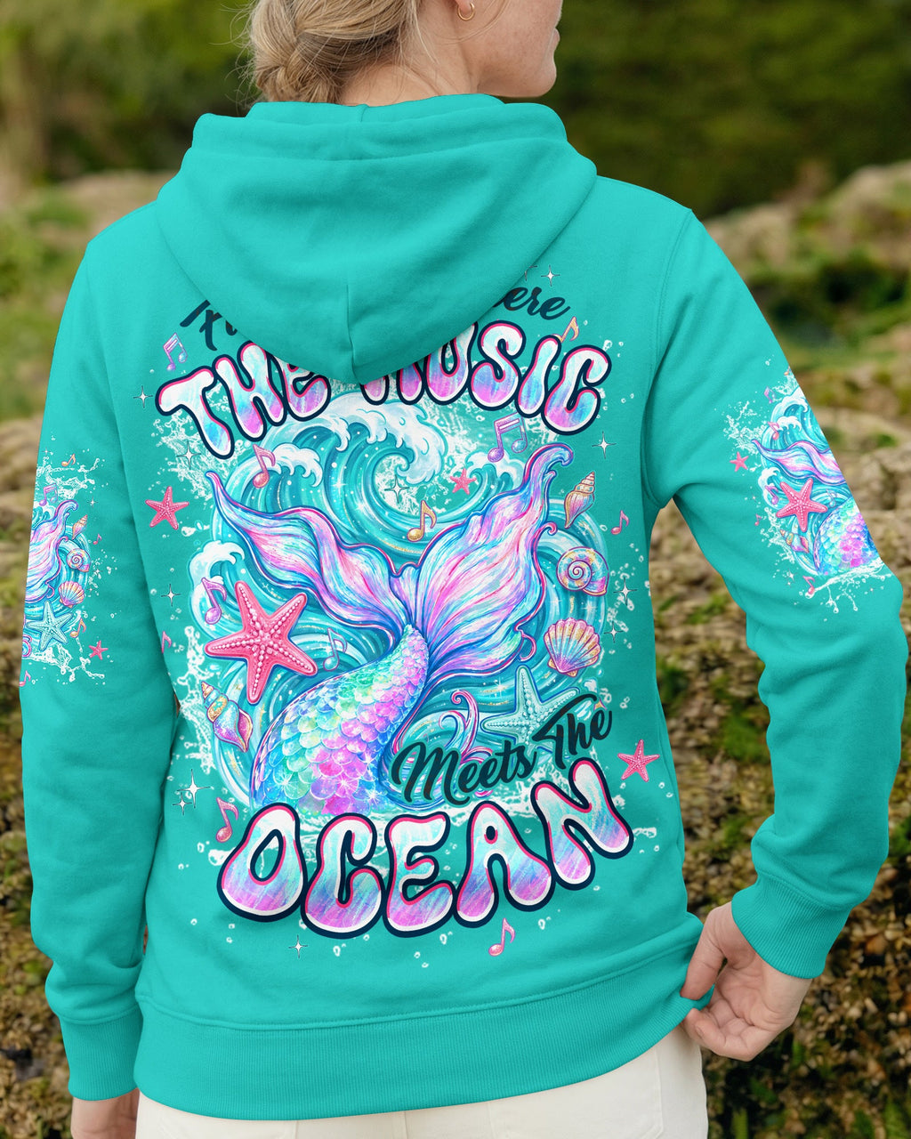 FIND ME WHERE THE MUSIC MEETS THE OCEAN MERMAID ALL OVER PRINT - TYPQ0707264