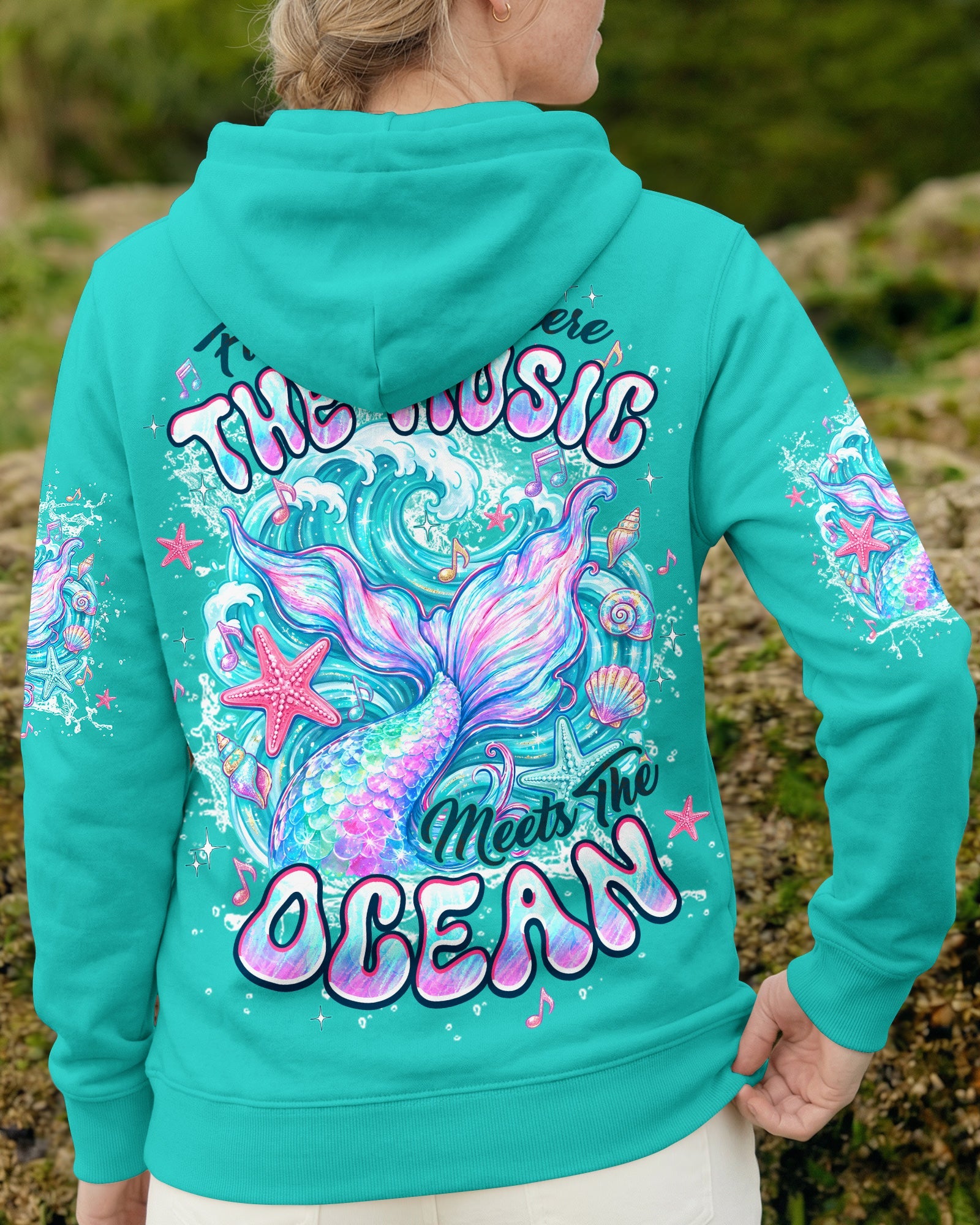 FIND ME WHERE THE MUSIC MEETS THE OCEAN MERMAID ALL OVER PRINT - TYPQ0707264