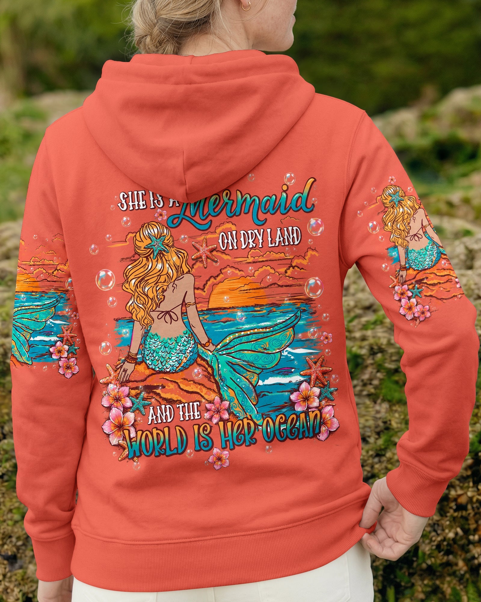 SHE IS A MERMAID ALL OVER PRINT  - TLHN2905262