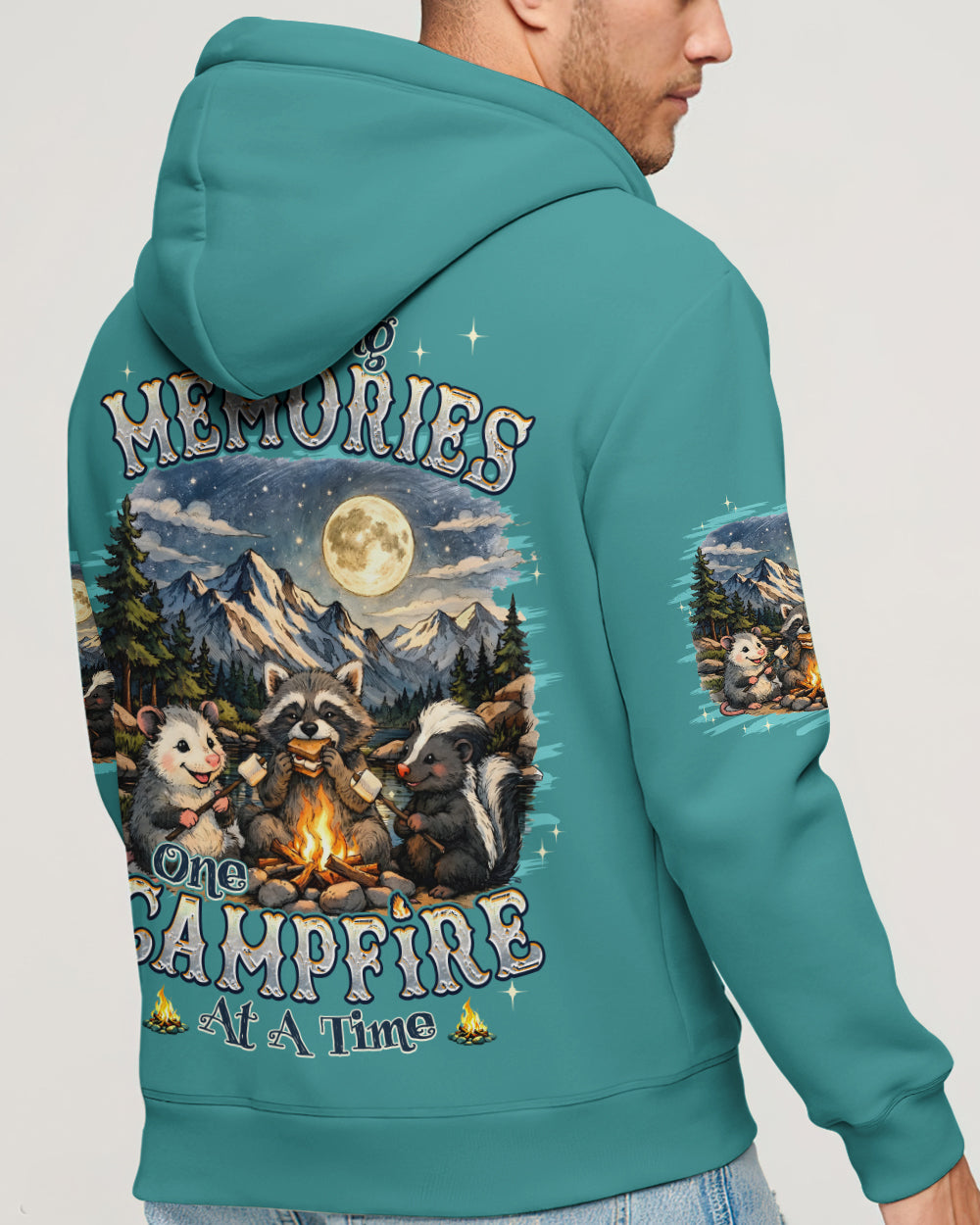 MAKING MEMORIES ONE CAMPFIRE AT A TIME ANIMALS ALL OVER PRINT - TYPQ2205261