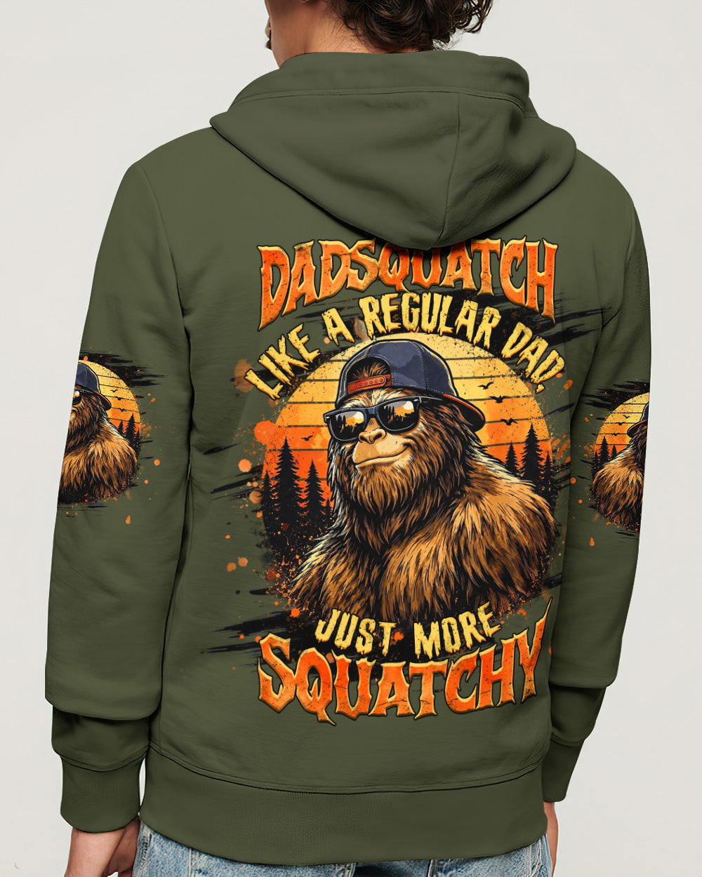 DADSQUATCH BIGFOOT ALL OVER PRINT - TLHG2905262