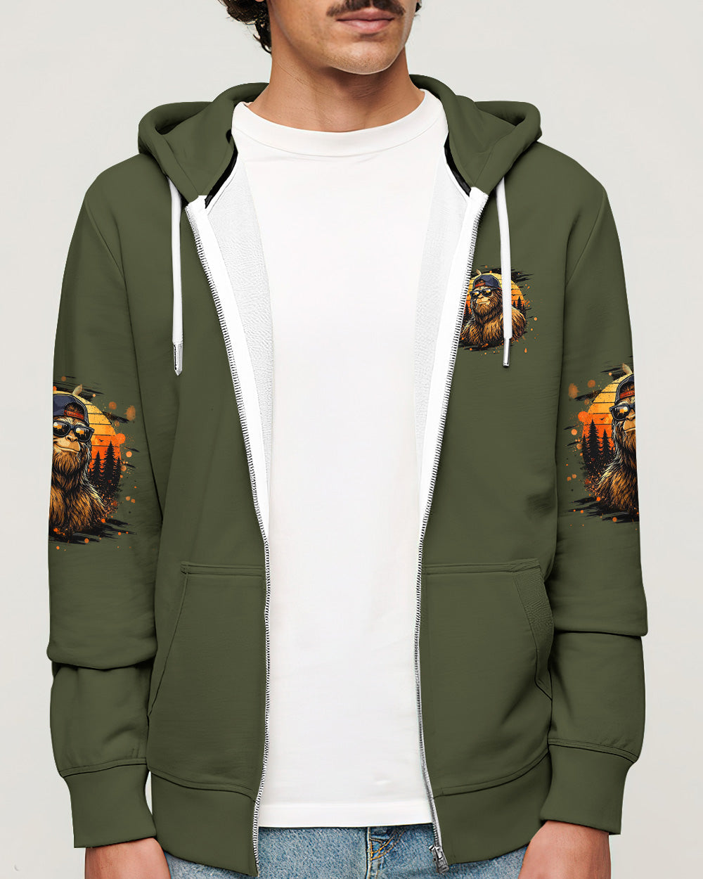 DADSQUATCH BIGFOOT ALL OVER PRINT - TLHG2905262