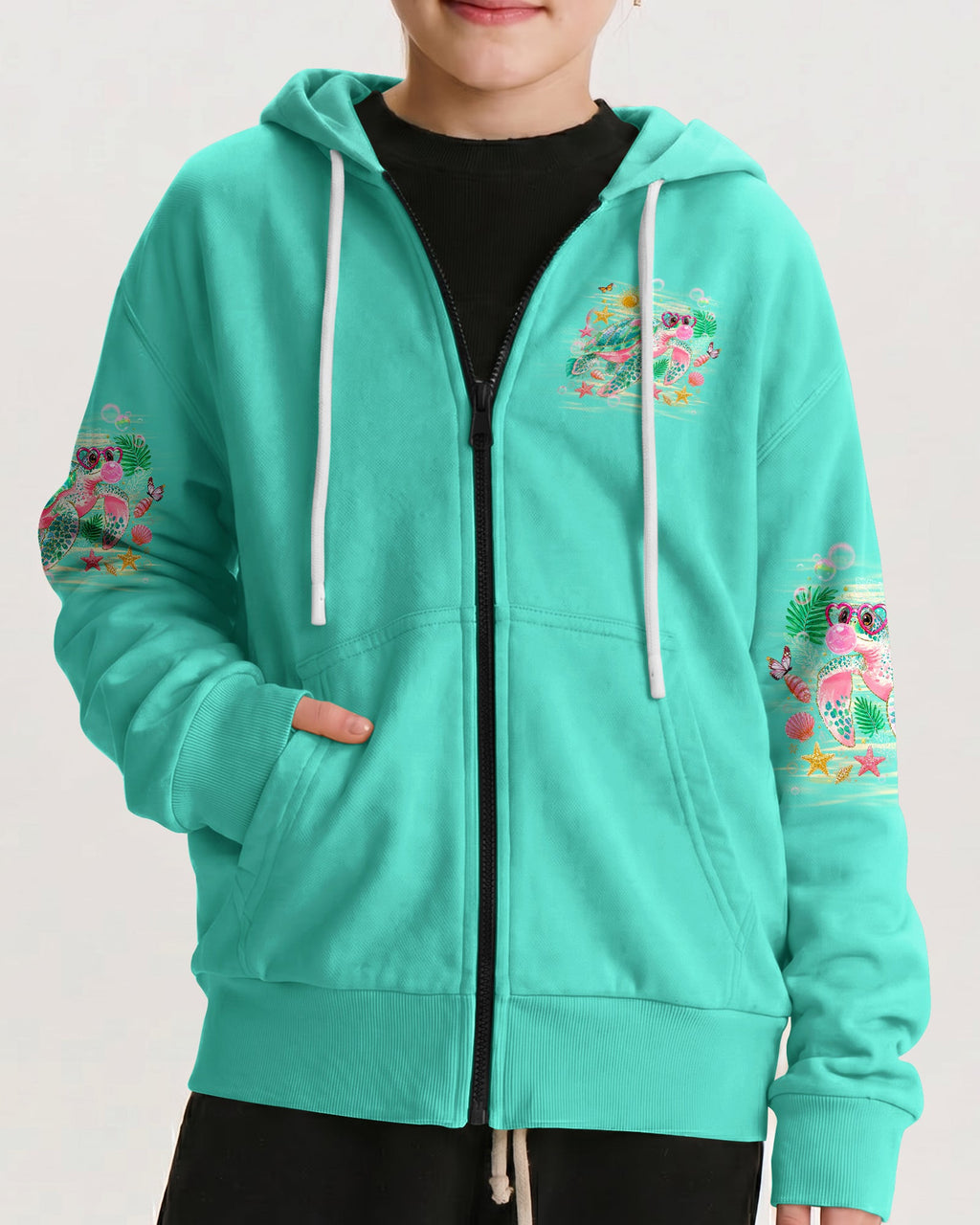 TURTLE KISSES STARFISH WISHES KIDS ALL OVER PRINT - TLHG0906261