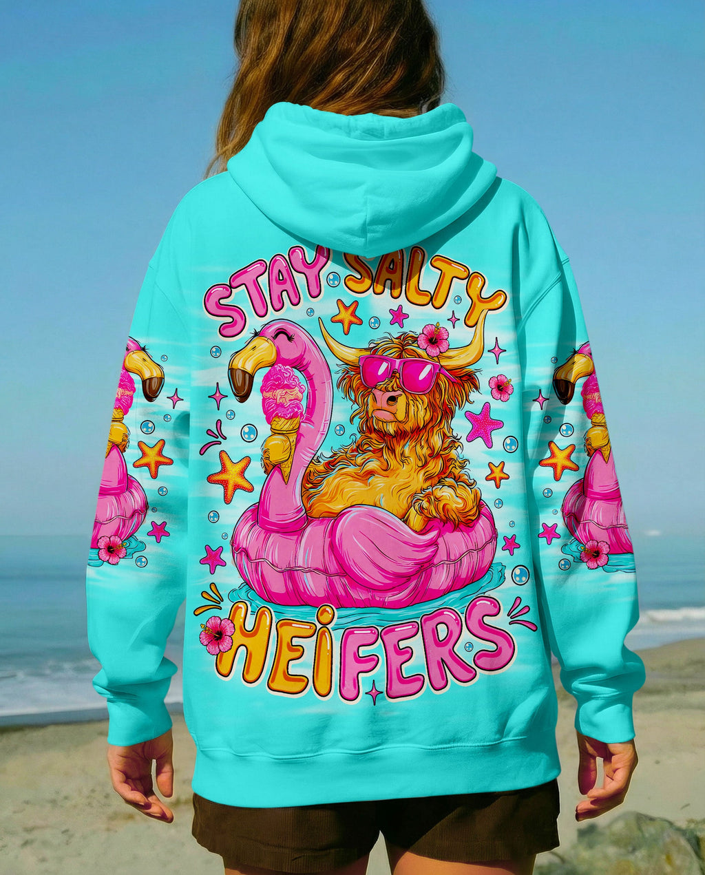 STAY SALTY HEIFERS COW BEACH ALL OVER PRINT - TLNO2705261