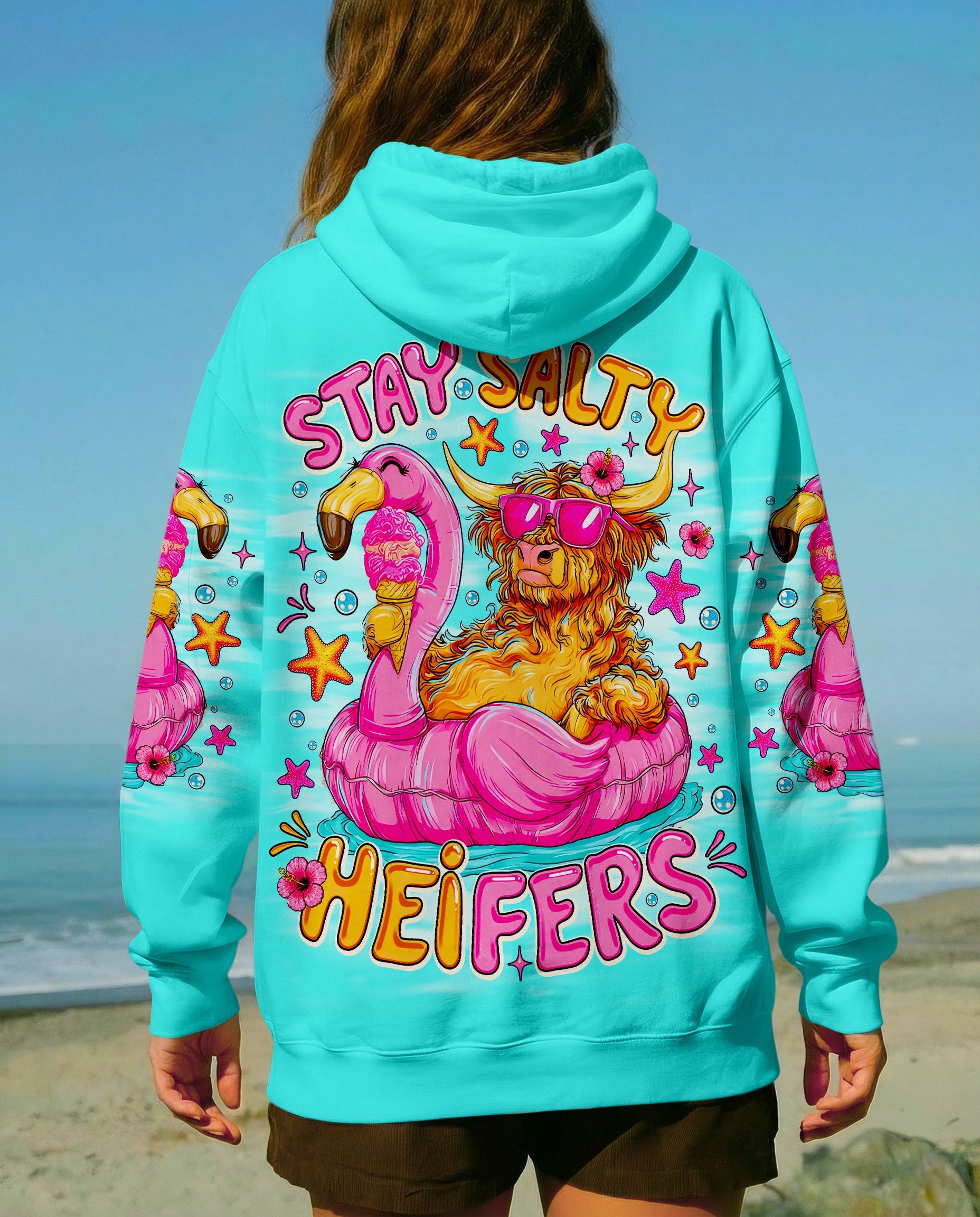 STAY SALTY HEIFERS COW BEACH ALL OVER PRINT - TLNO2705261
