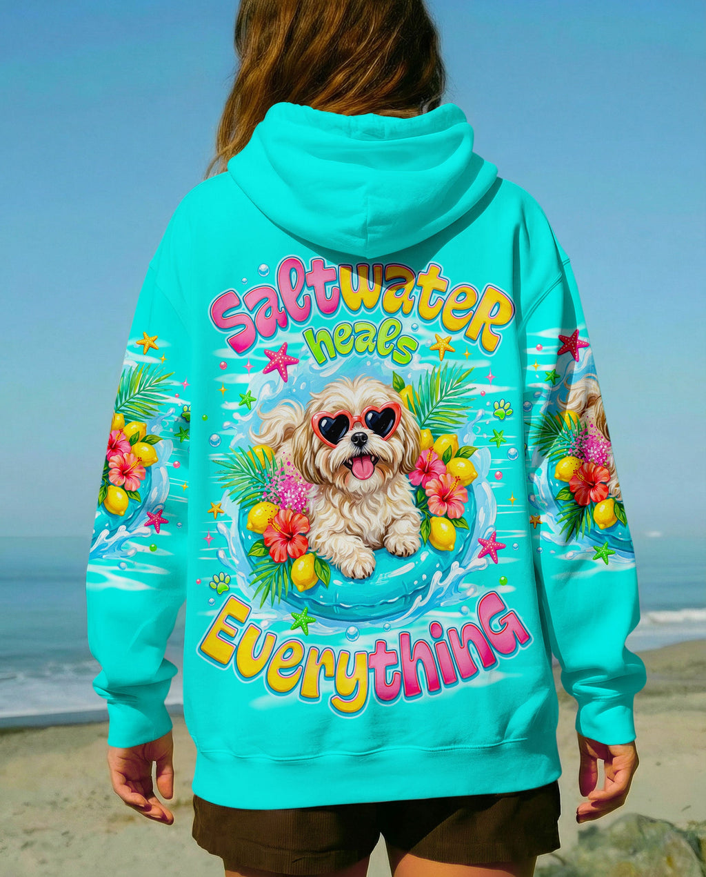 SALTWATER HEALS EVERYTHING SHIH TZU DOG ALL OVER PRINT - TLNO0806263