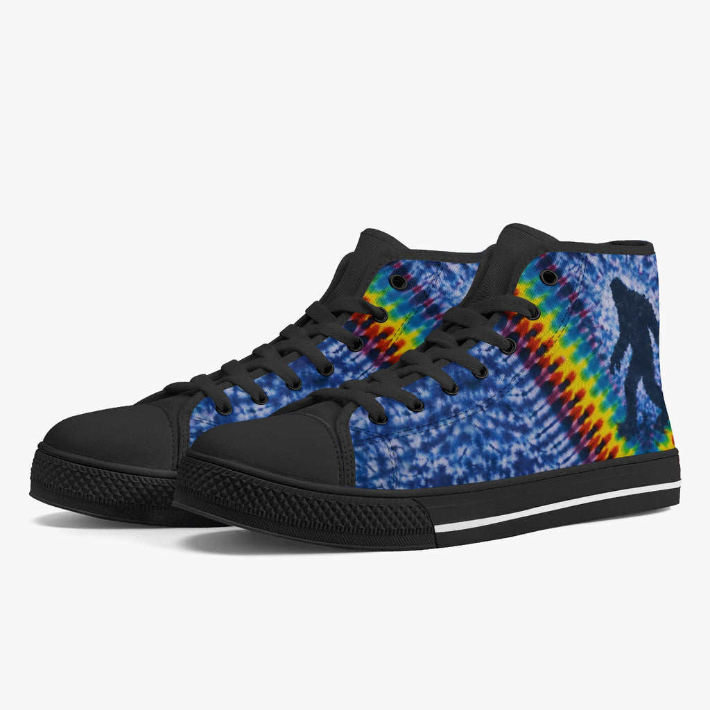 BIGFOOT V COLORFUL PATTERN HIGH TOP CANVAS SHOES   - TLNO1505262