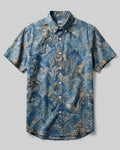 BIGFOOT MOUNTAIN TOILE PATTERN BUTTON-DOWN COLLAR SHIRT - KMTM1606263