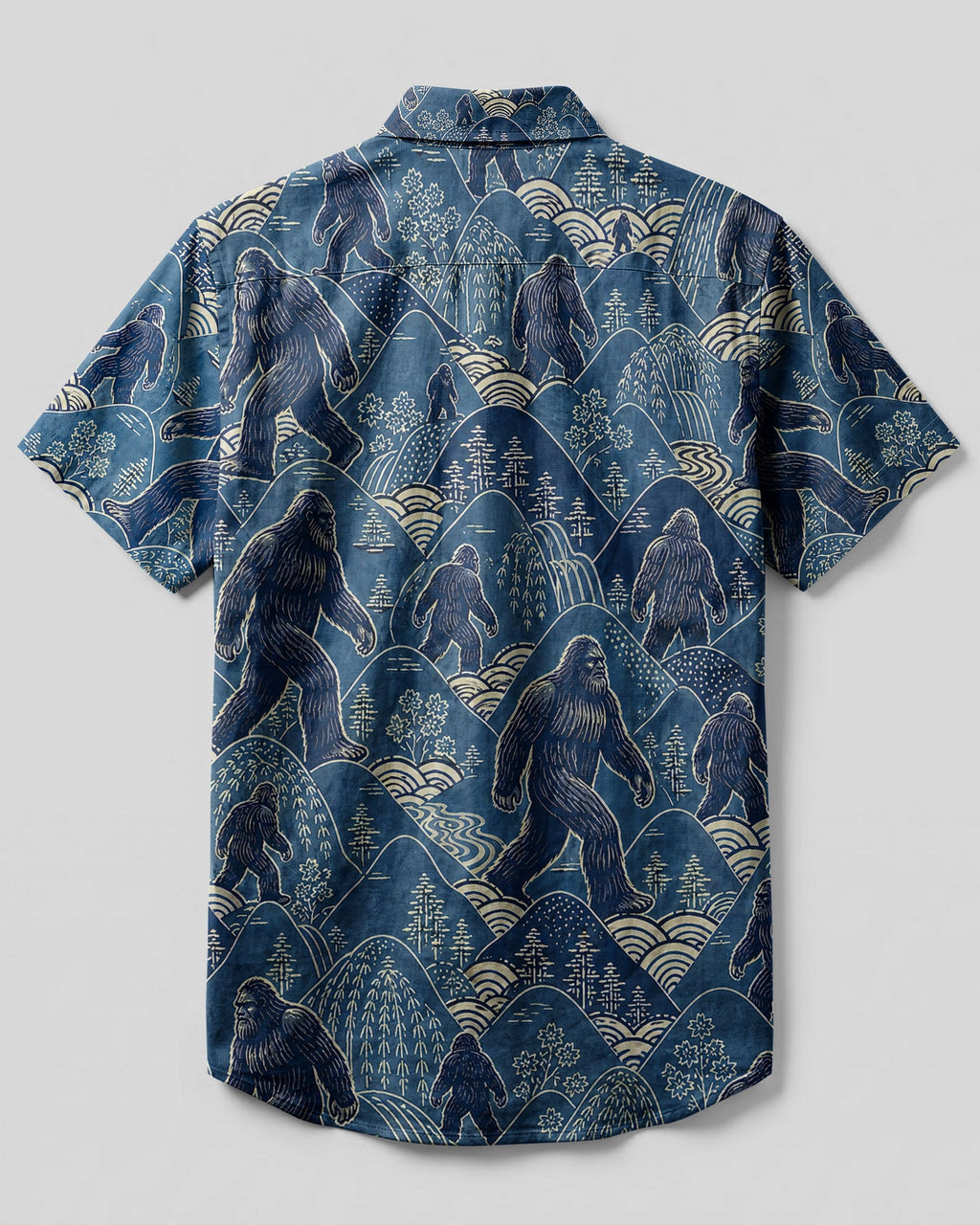 BIGFOOT BLUE MOUNTAIN BUTTON-DOWN COLLAR SHIRT - KMTM1606264