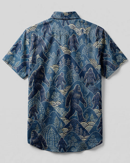 BIGFOOT BLUE MOUNTAIN BUTTON-DOWN COLLAR SHIRT - KMTM1606264