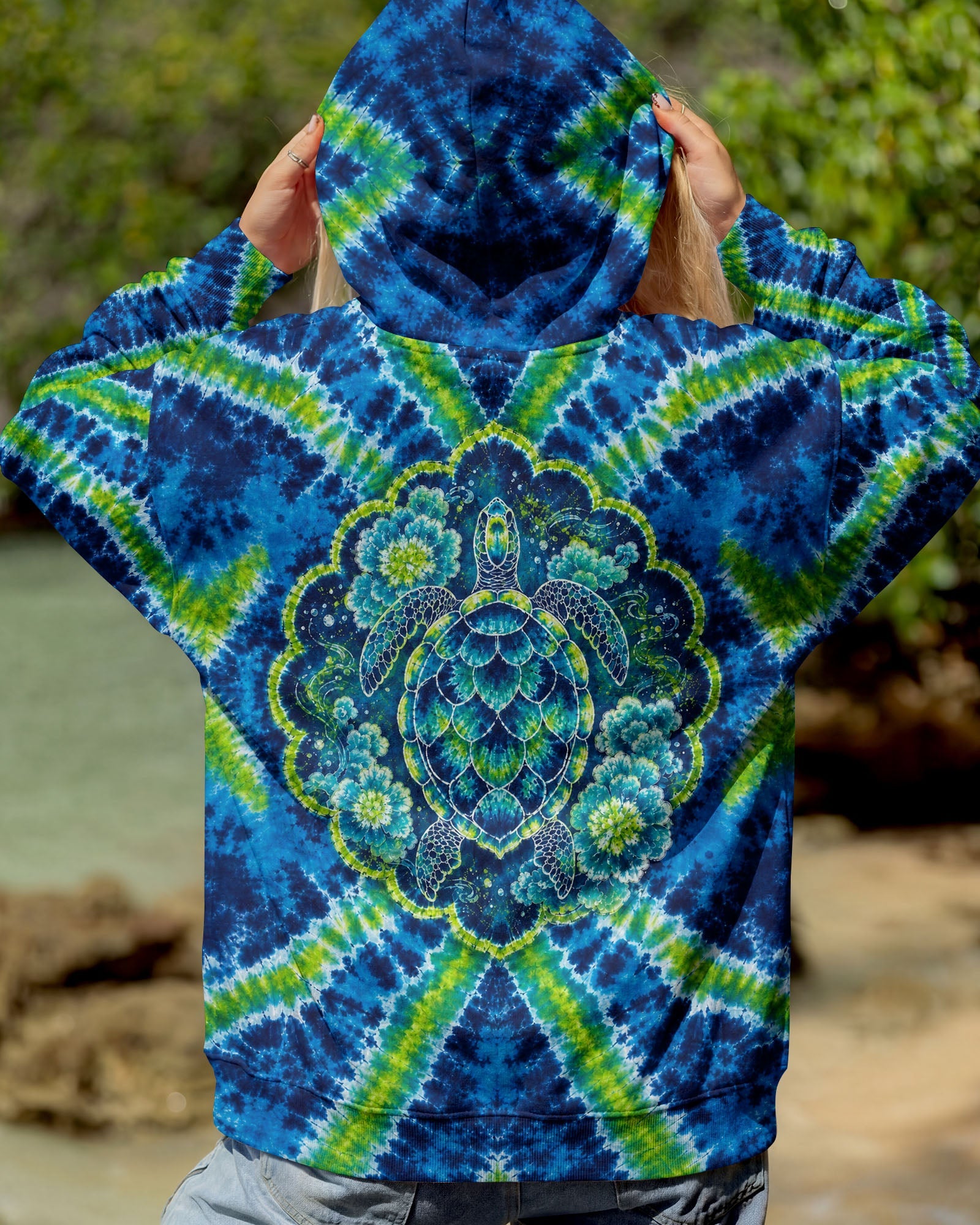 SEA TURTLE OCEAN BLOOM ALL OVER PRINT - KMTM1806263