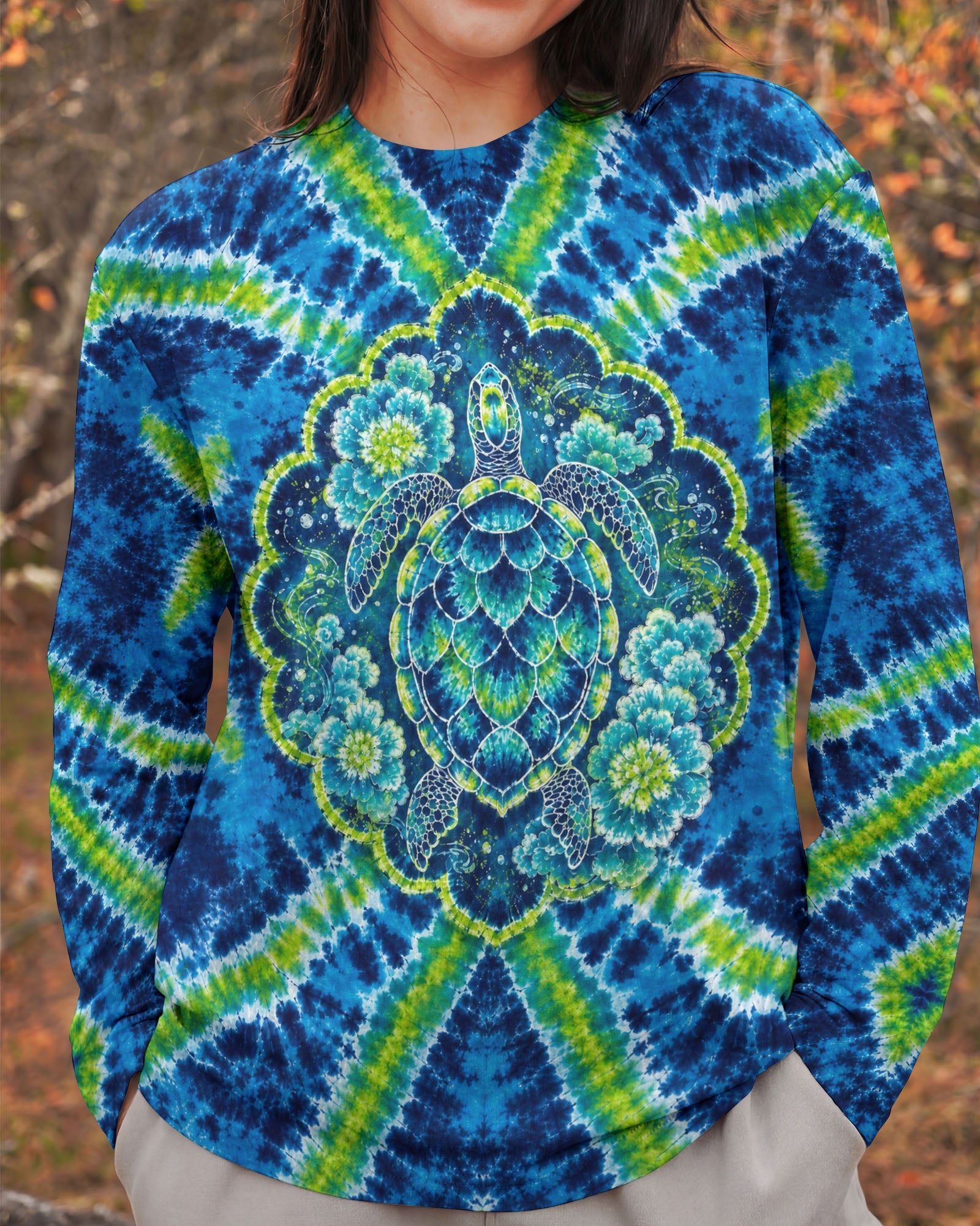 SEA TURTLE OCEAN BLOOM ALL OVER PRINT - KMTM1806263