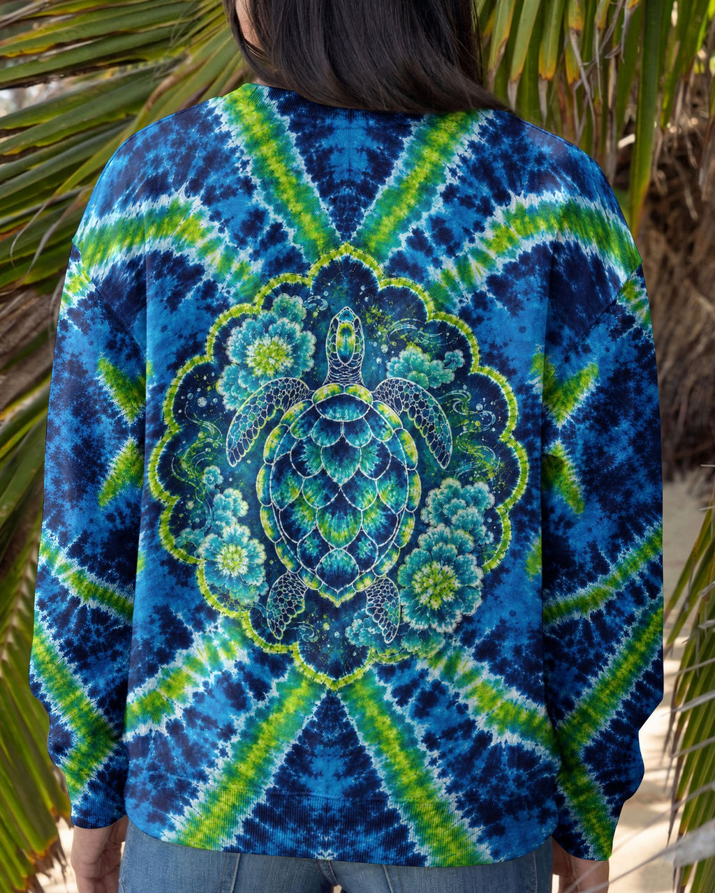 SEA TURTLE OCEAN BLOOM ALL OVER PRINT - KMTM1806263